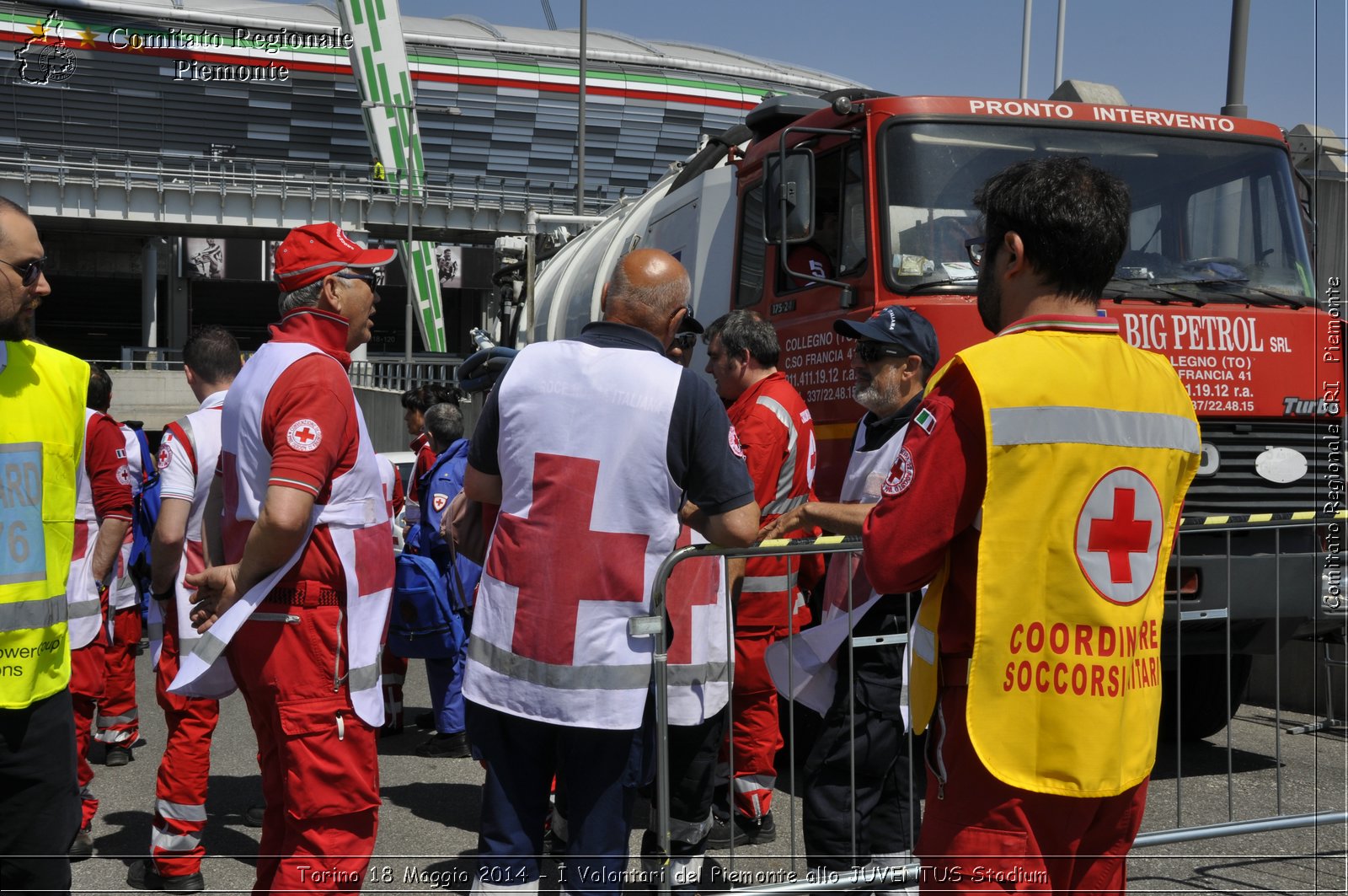 Torino 18 Maggio 2014 - I Volontari del Piemonte allo JUVENTUS Stadium - Comitato Regionale del Piemonte