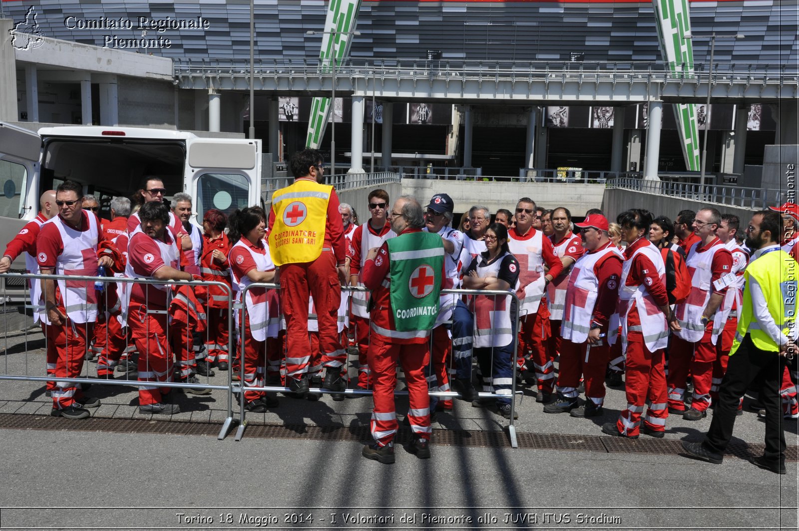 Torino 18 Maggio 2014 - I Volontari del Piemonte allo JUVENTUS Stadium - Comitato Regionale del Piemonte