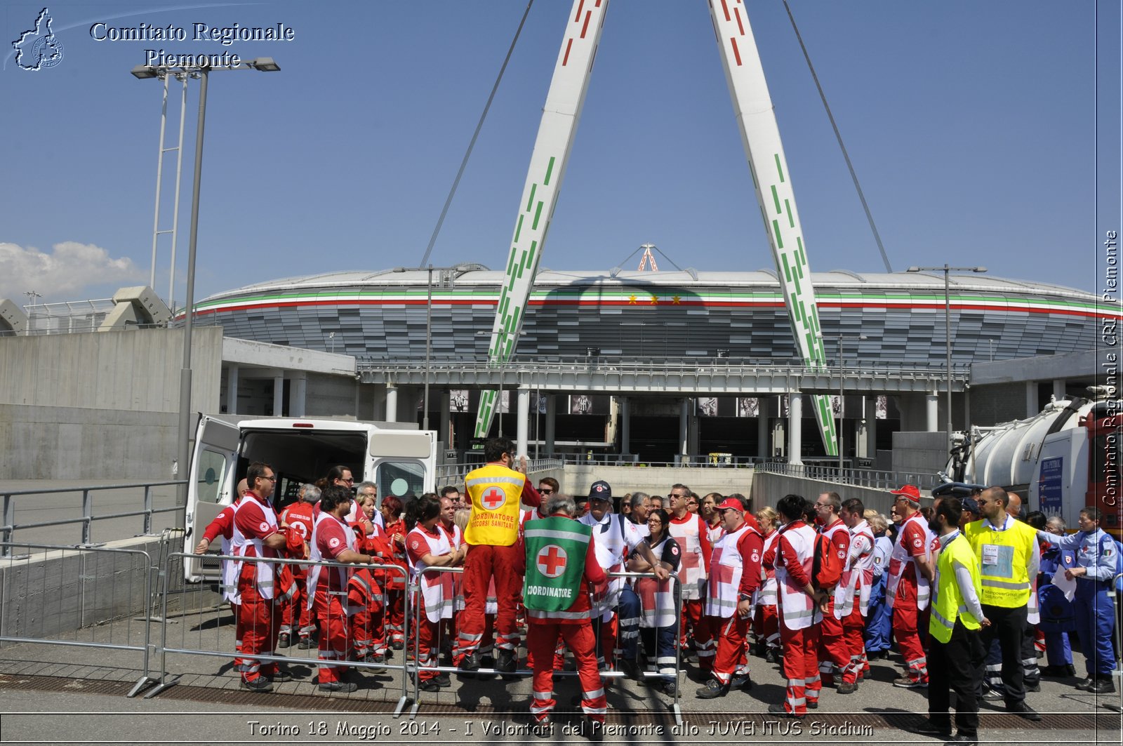 Torino 18 Maggio 2014 - I Volontari del Piemonte allo JUVENTUS Stadium - Comitato Regionale del Piemonte