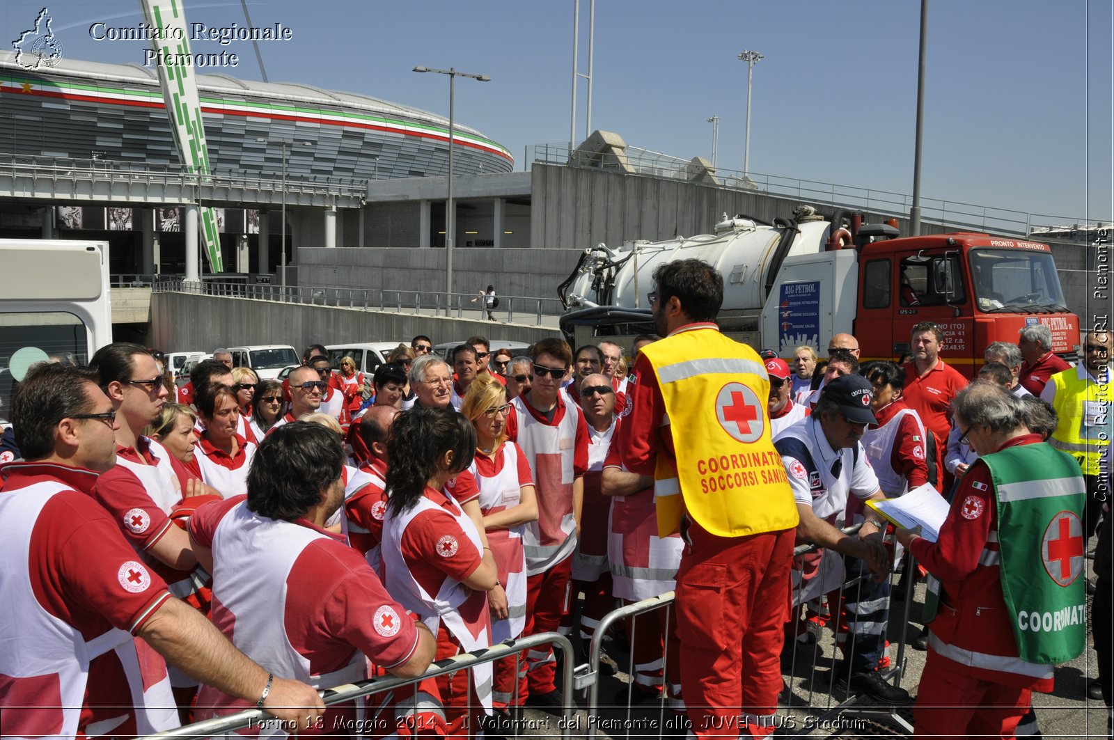 Torino 18 Maggio 2014 - I Volontari del Piemonte allo JUVENTUS Stadium - Comitato Regionale del Piemonte