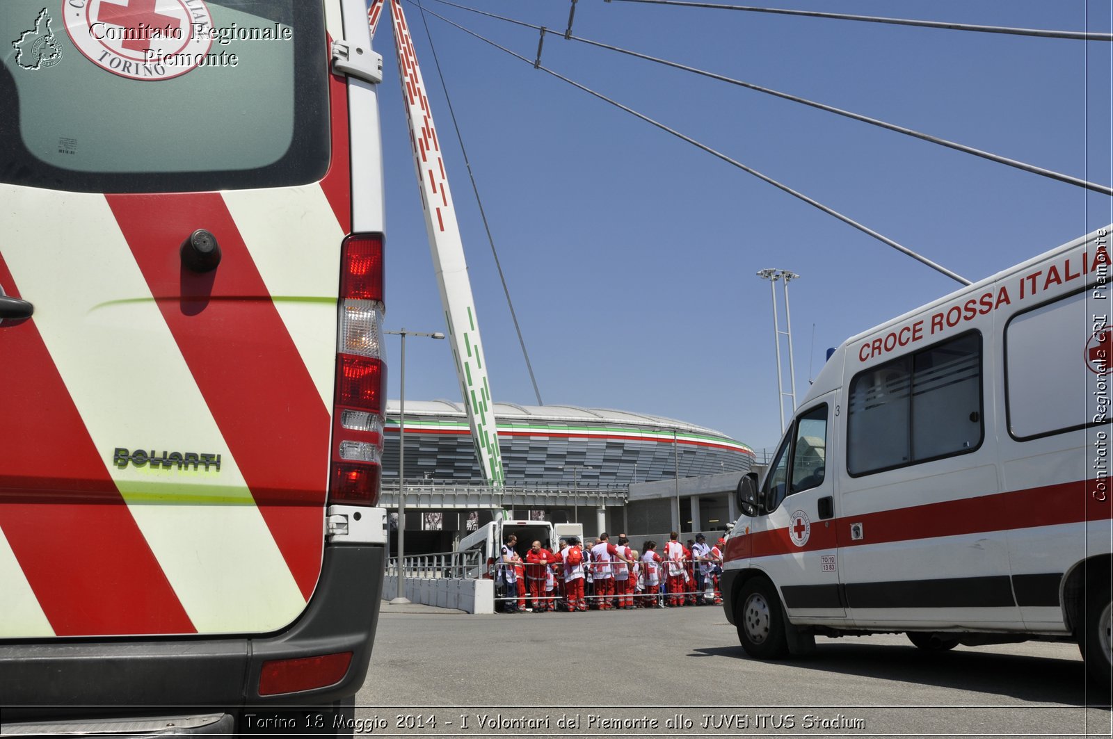 Torino 18 Maggio 2014 - I Volontari del Piemonte allo JUVENTUS Stadium - Comitato Regionale del Piemonte