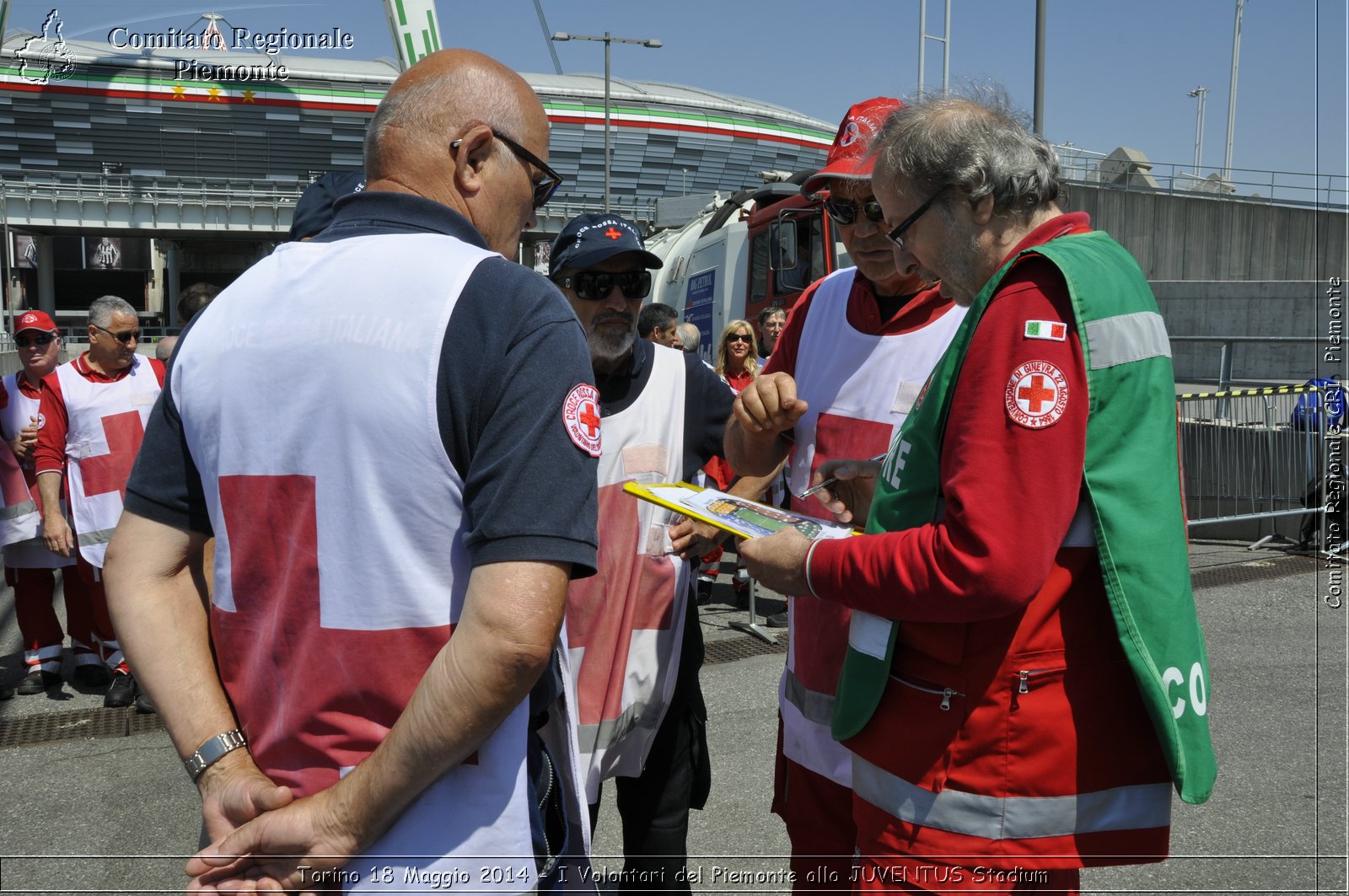 Torino 18 Maggio 2014 - I Volontari del Piemonte allo JUVENTUS Stadium - Comitato Regionale del Piemonte