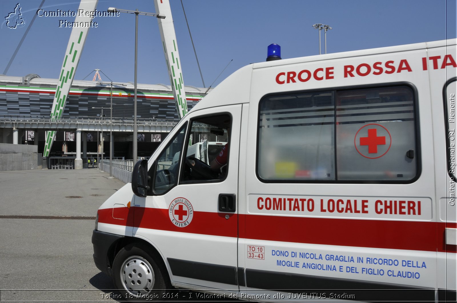 Torino 18 Maggio 2014 - I Volontari del Piemonte allo JUVENTUS Stadium - Comitato Regionale del Piemonte