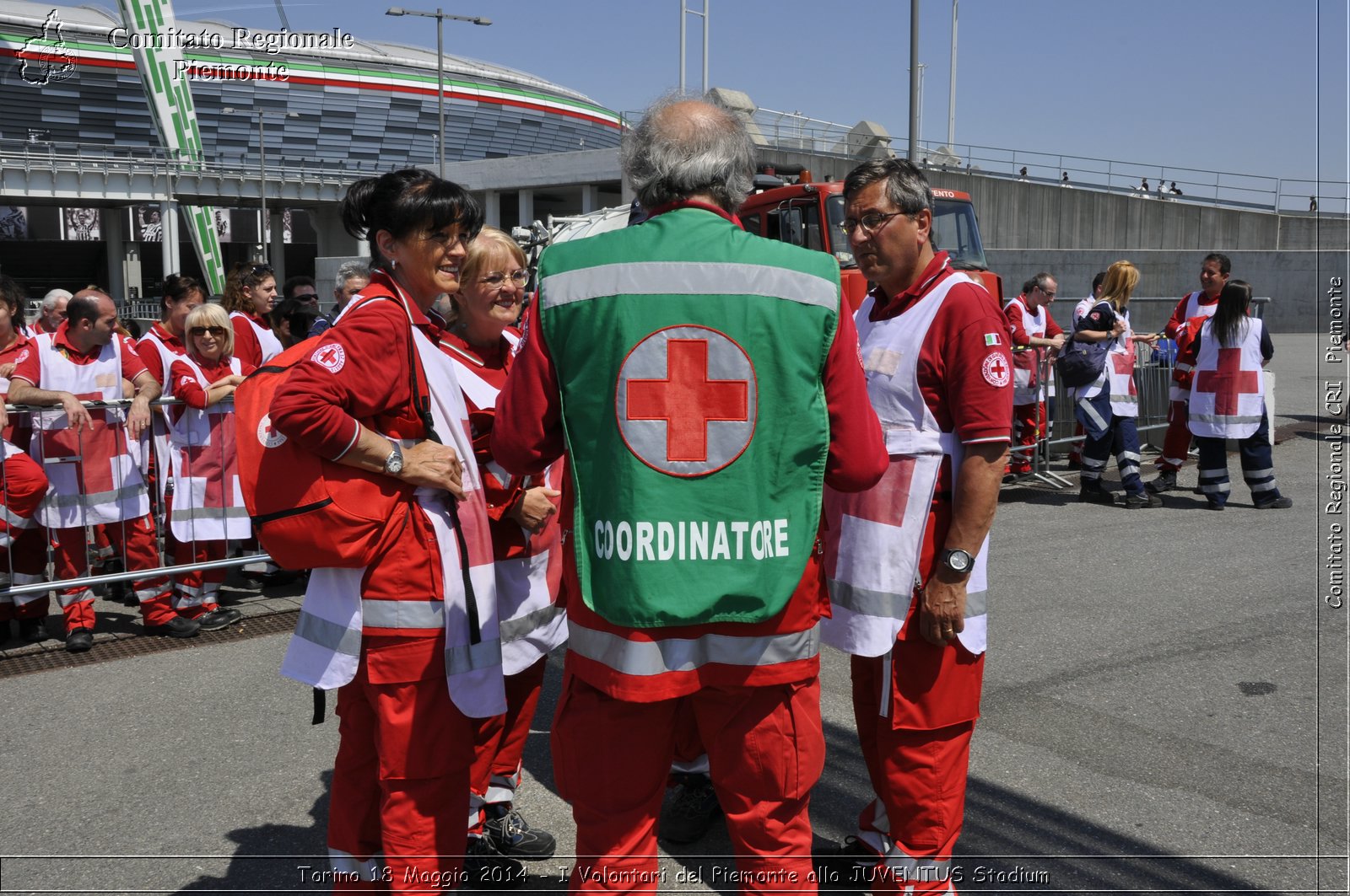 Torino 18 Maggio 2014 - I Volontari del Piemonte allo JUVENTUS Stadium - Comitato Regionale del Piemonte