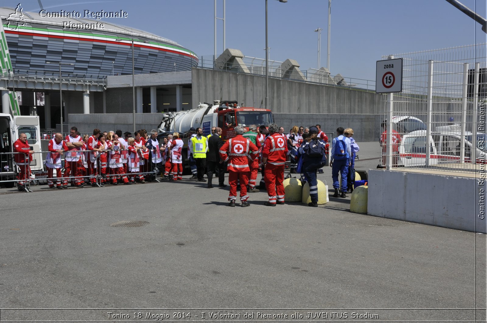 Torino 18 Maggio 2014 - I Volontari del Piemonte allo JUVENTUS Stadium - Comitato Regionale del Piemonte