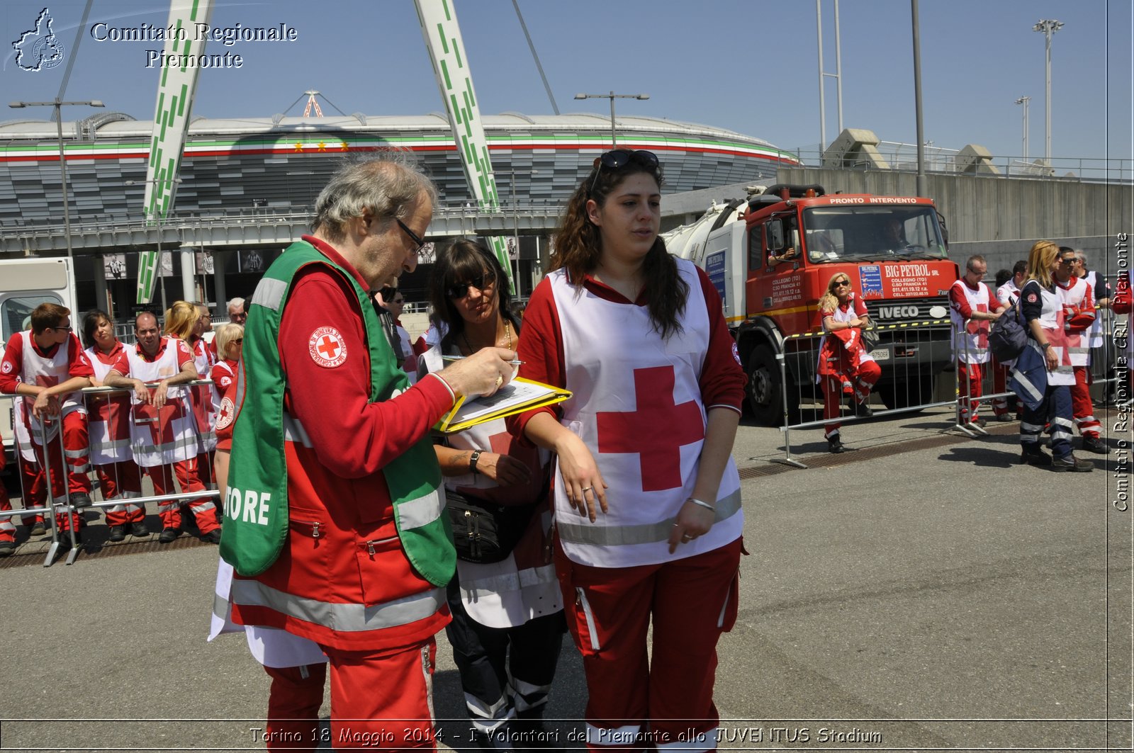 Torino 18 Maggio 2014 - I Volontari del Piemonte allo JUVENTUS Stadium - Comitato Regionale del Piemonte