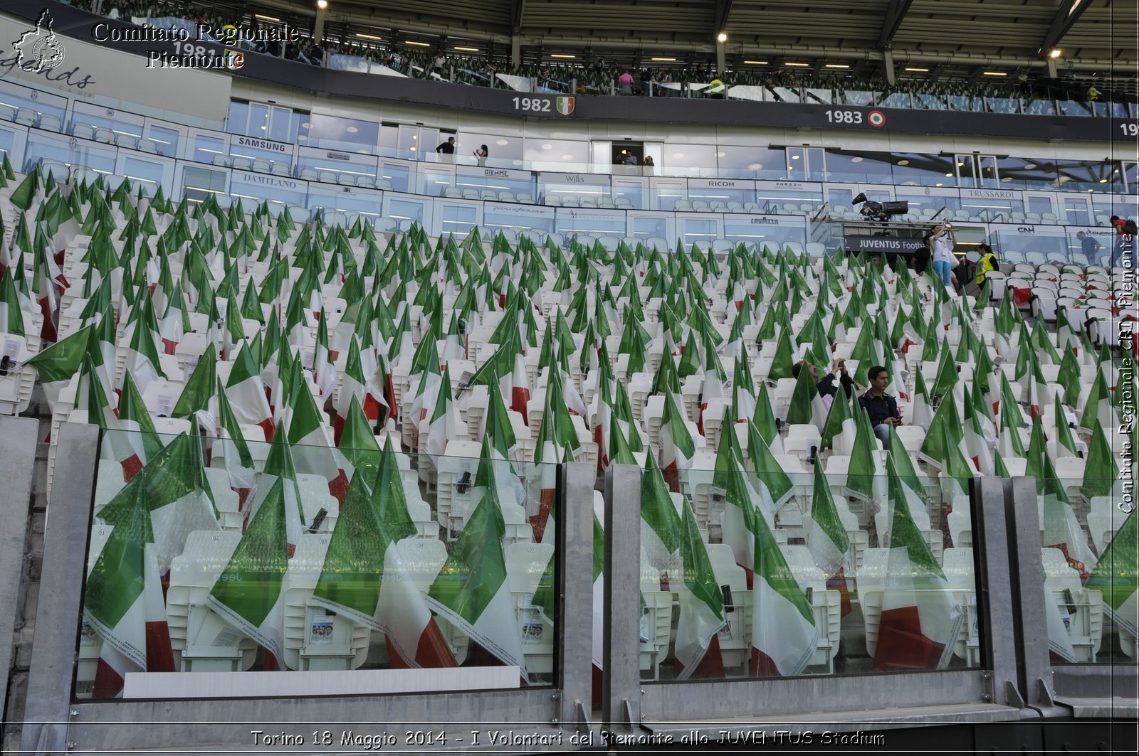 Torino 18 Maggio 2014 - I Volontari del Piemonte allo JUVENTUS Stadium - Comitato Regionale del Piemonte