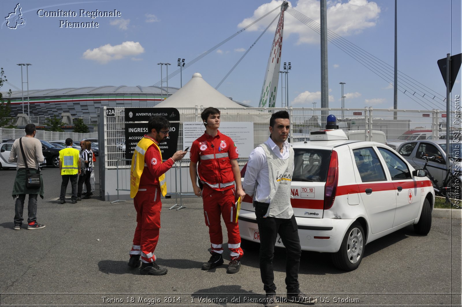 Torino 18 Maggio 2014 - I Volontari del Piemonte allo JUVENTUS Stadium - Comitato Regionale del Piemonte