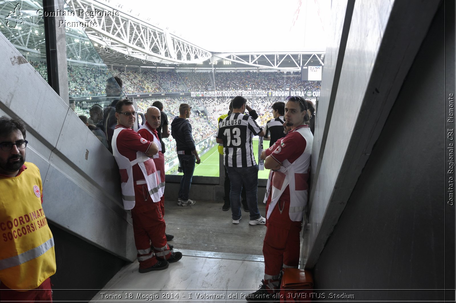 Torino 18 Maggio 2014 - I Volontari del Piemonte allo JUVENTUS Stadium - Comitato Regionale del Piemonte