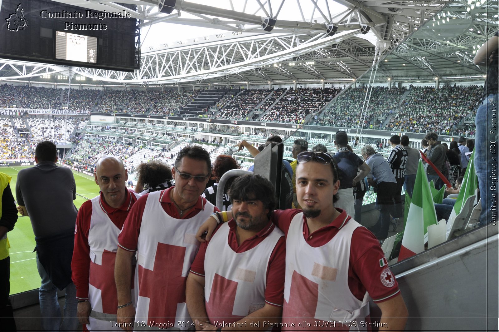 Torino 18 Maggio 2014 - I Volontari del Piemonte allo JUVENTUS Stadium - Comitato Regionale del Piemonte