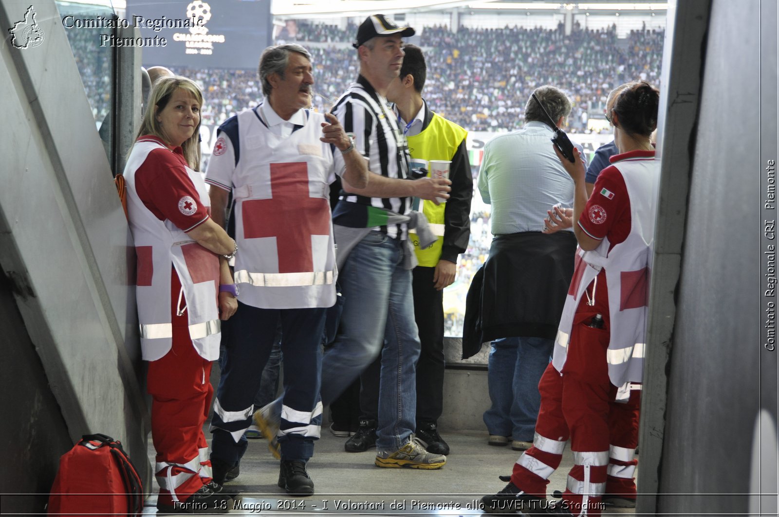 Torino 18 Maggio 2014 - I Volontari del Piemonte allo JUVENTUS Stadium - Comitato Regionale del Piemonte