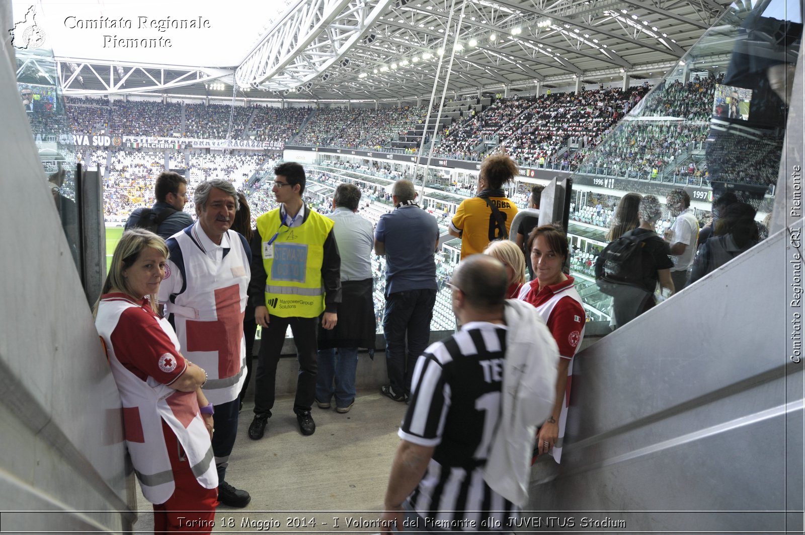 Torino 18 Maggio 2014 - I Volontari del Piemonte allo JUVENTUS Stadium - Comitato Regionale del Piemonte