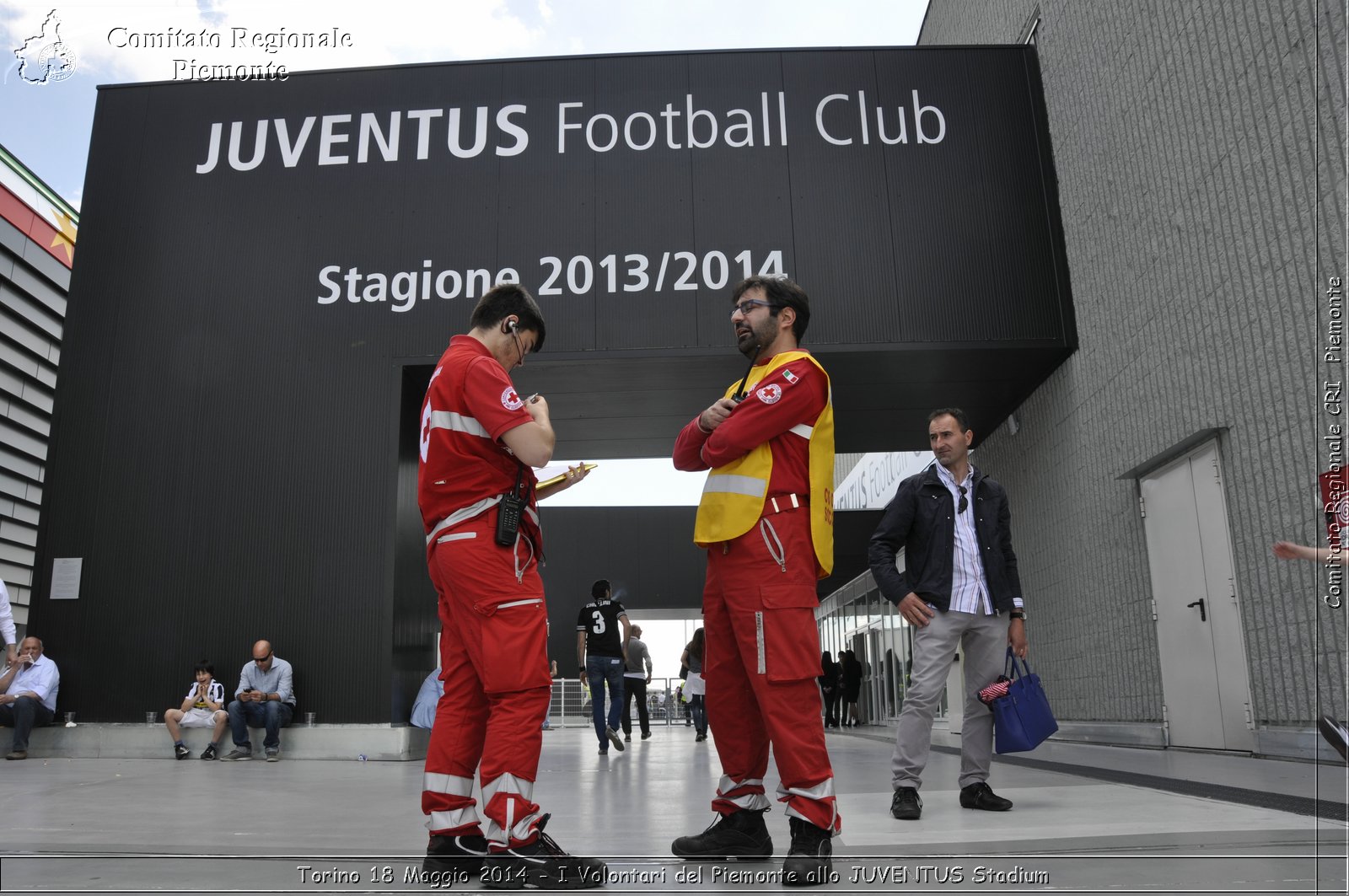 Torino 18 Maggio 2014 - I Volontari del Piemonte allo JUVENTUS Stadium - Comitato Regionale del Piemonte