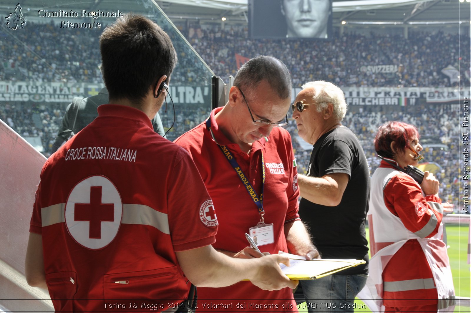 Torino 18 Maggio 2014 - I Volontari del Piemonte allo JUVENTUS Stadium - Comitato Regionale del Piemonte