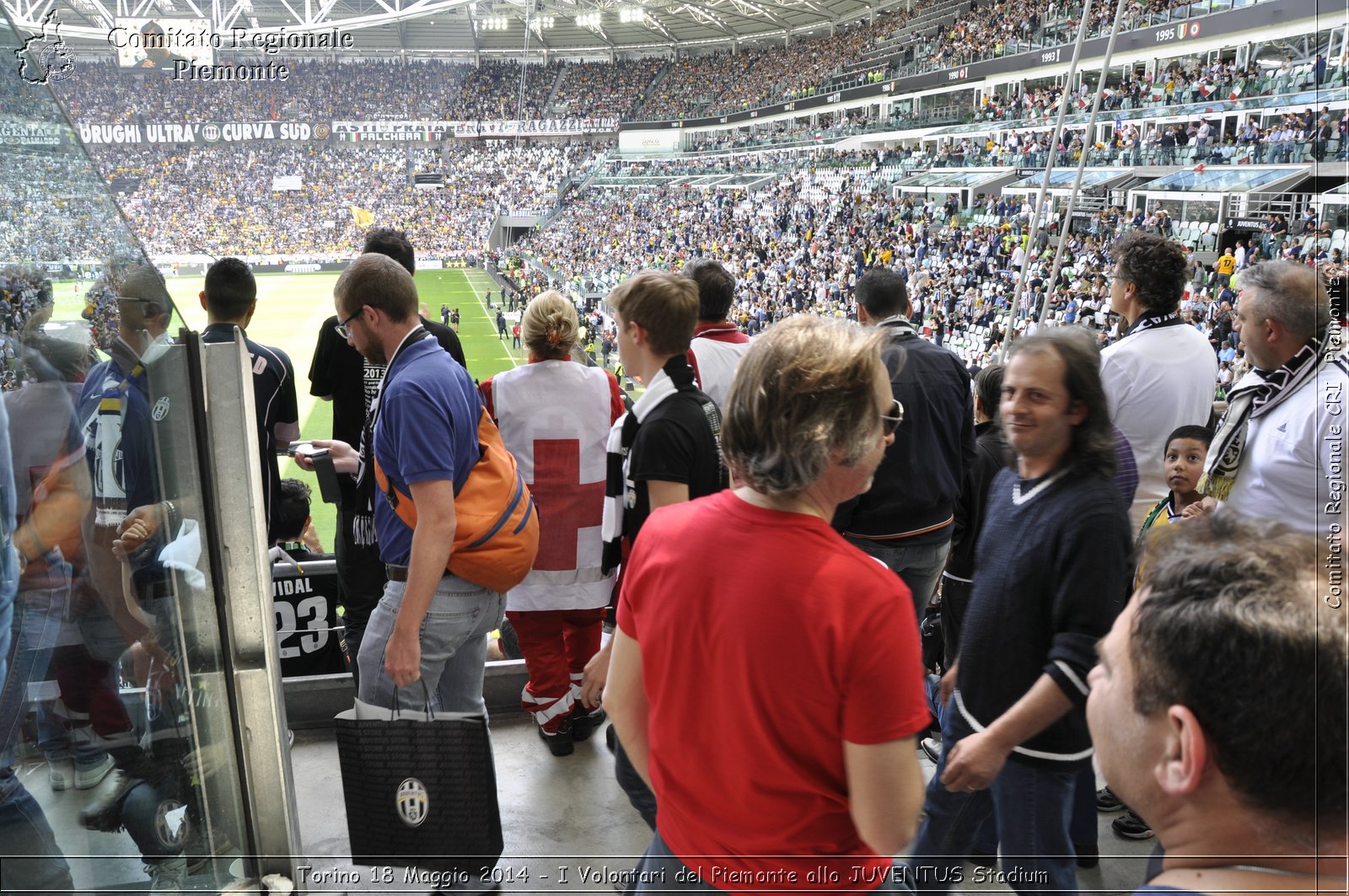 Torino 18 Maggio 2014 - I Volontari del Piemonte allo JUVENTUS Stadium - Comitato Regionale del Piemonte