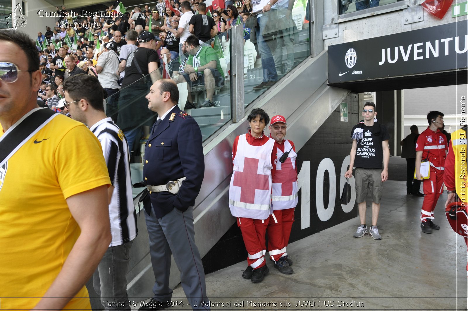 Torino 18 Maggio 2014 - I Volontari del Piemonte allo JUVENTUS Stadium - Comitato Regionale del Piemonte