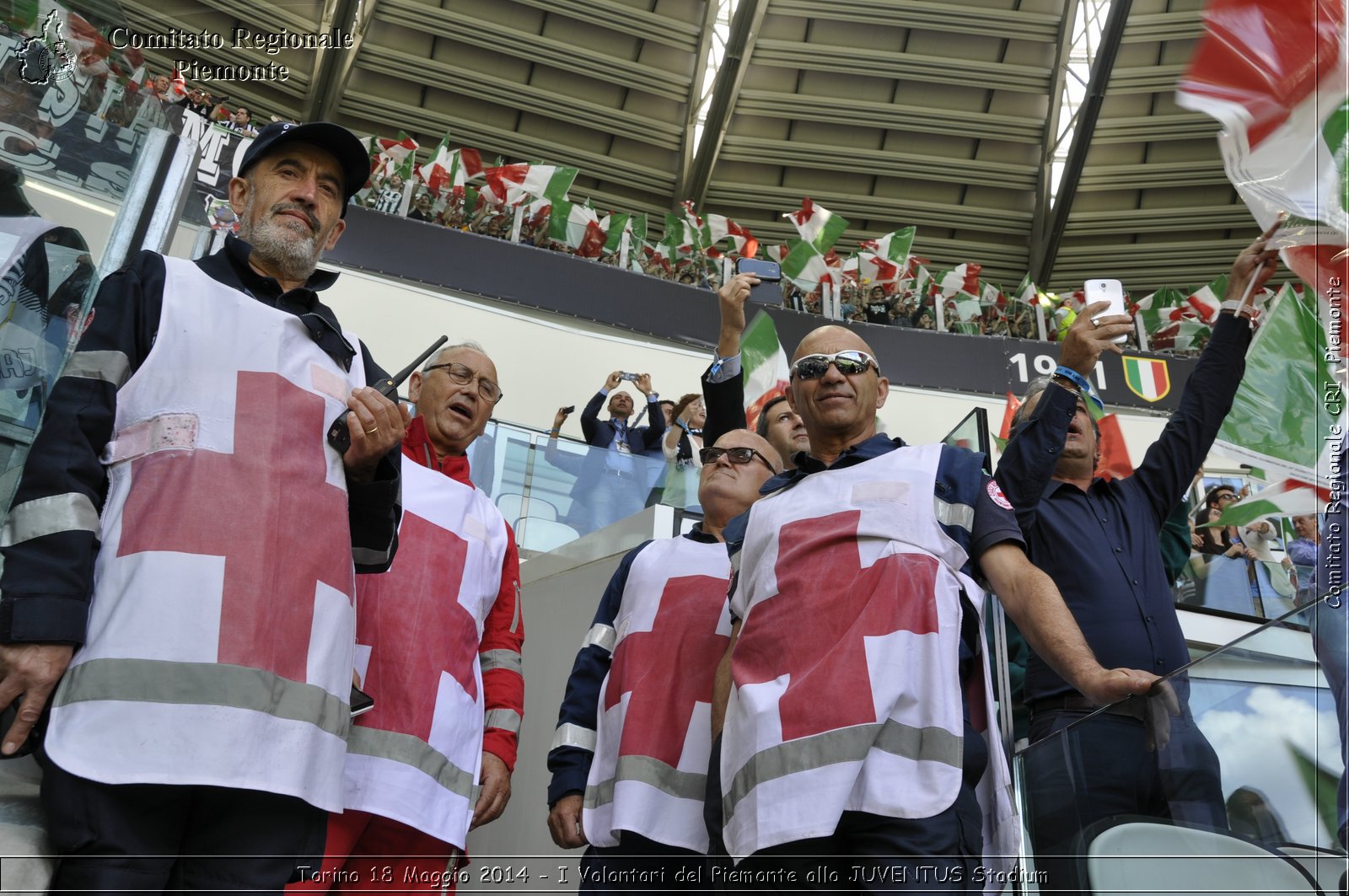 Torino 18 Maggio 2014 - I Volontari del Piemonte allo JUVENTUS Stadium - Comitato Regionale del Piemonte