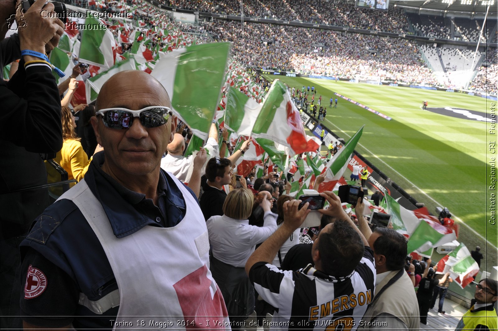 Torino 18 Maggio 2014 - I Volontari del Piemonte allo JUVENTUS Stadium - Comitato Regionale del Piemonte