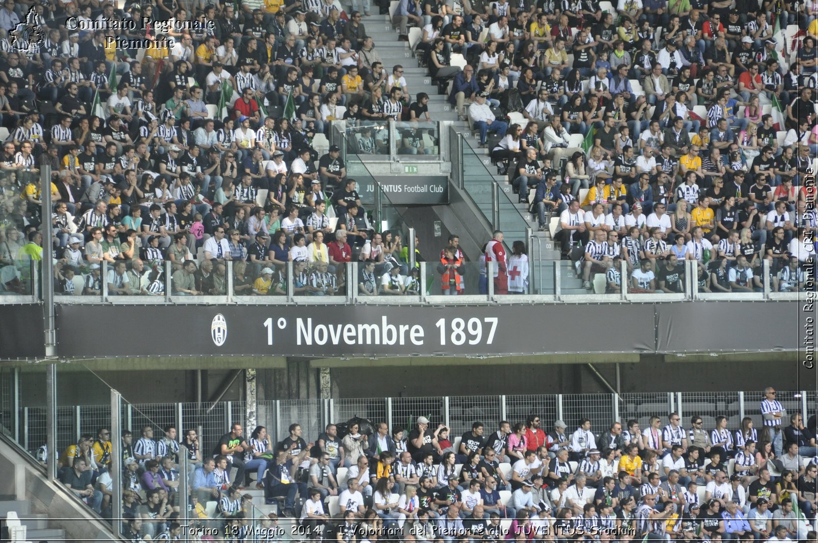 Torino 18 Maggio 2014 - I Volontari del Piemonte allo JUVENTUS Stadium - Comitato Regionale del Piemonte