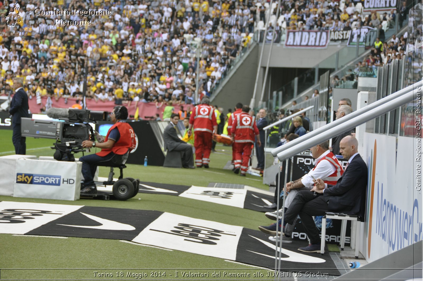 Torino 18 Maggio 2014 - I Volontari del Piemonte allo JUVENTUS Stadium - Comitato Regionale del Piemonte