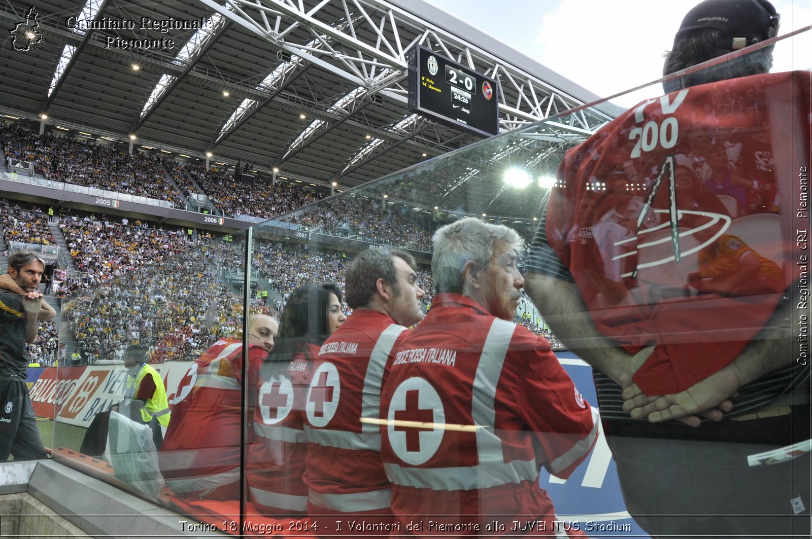 Torino 18 Maggio 2014 - I Volontari del Piemonte allo JUVENTUS Stadium - Comitato Regionale del Piemonte