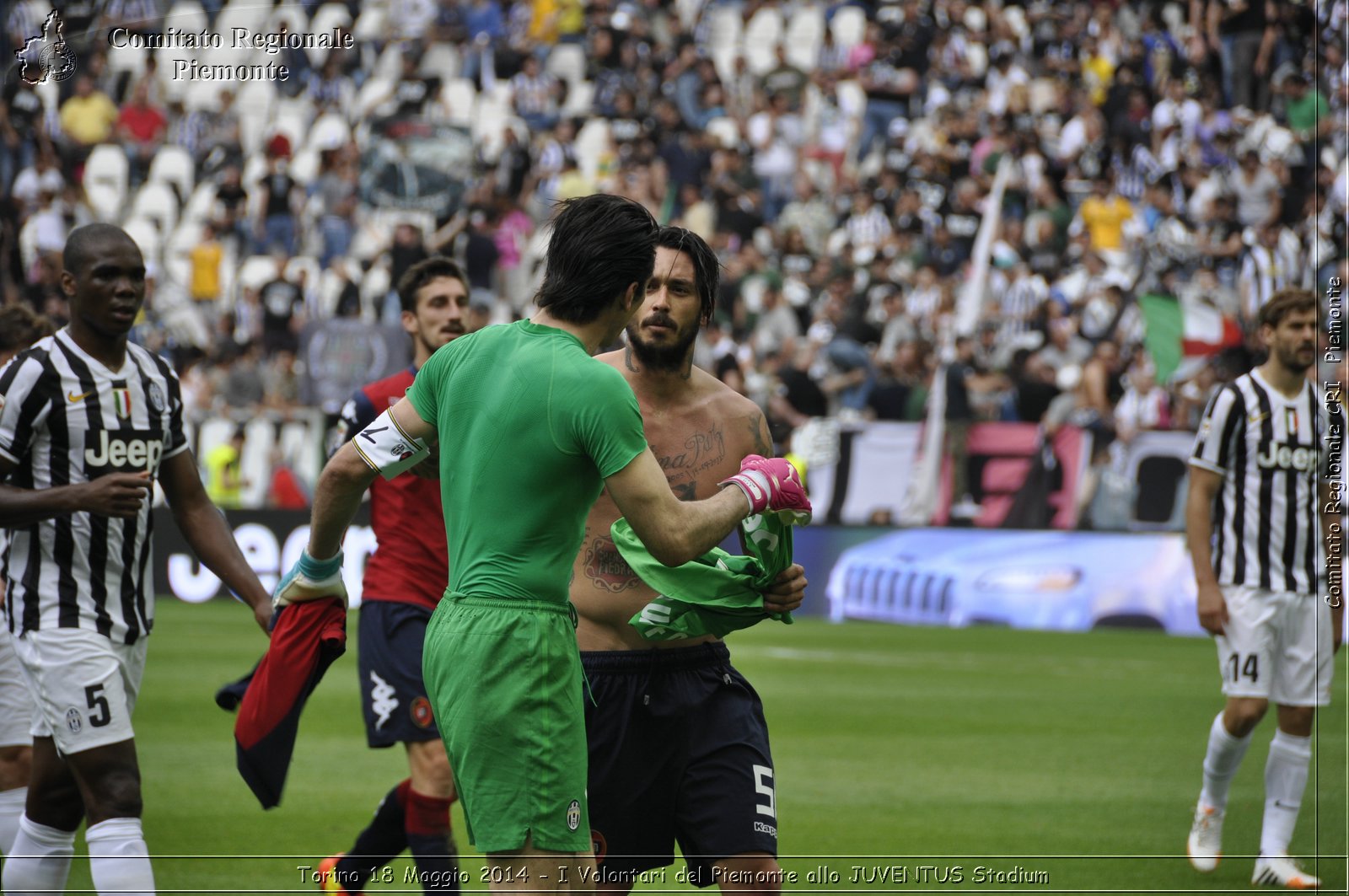 Torino 18 Maggio 2014 - I Volontari del Piemonte allo JUVENTUS Stadium - Comitato Regionale del Piemonte