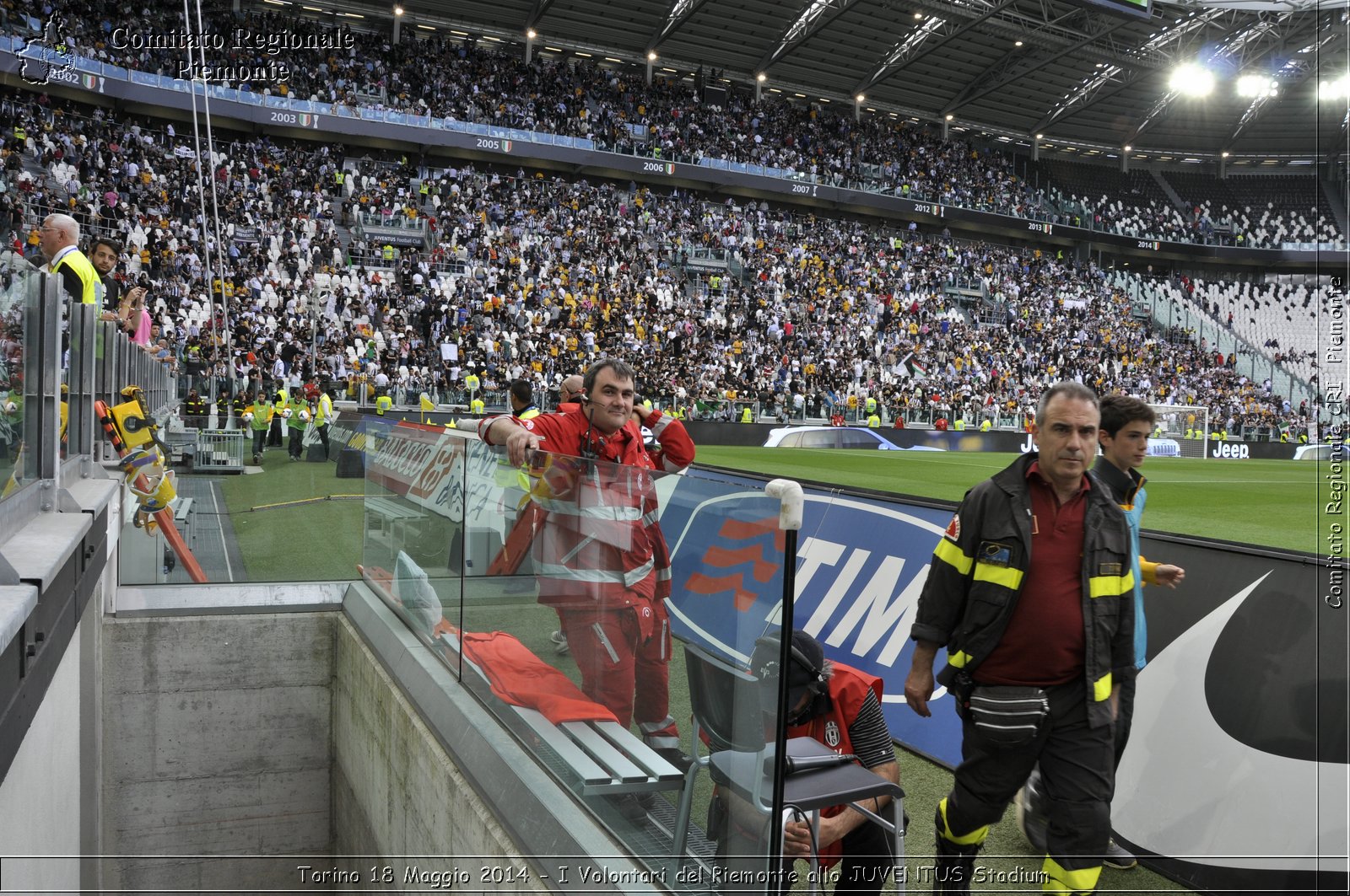 Torino 18 Maggio 2014 - I Volontari del Piemonte allo JUVENTUS Stadium - Comitato Regionale del Piemonte