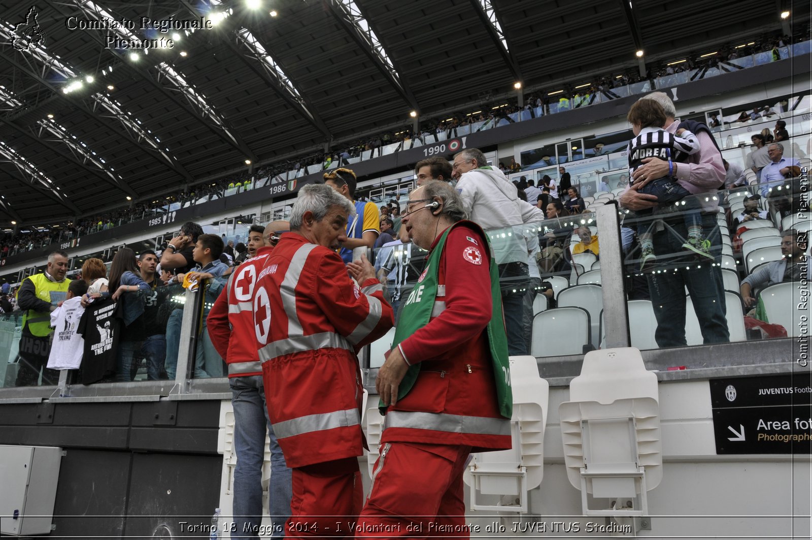 Torino 18 Maggio 2014 - I Volontari del Piemonte allo JUVENTUS Stadium - Comitato Regionale del Piemonte