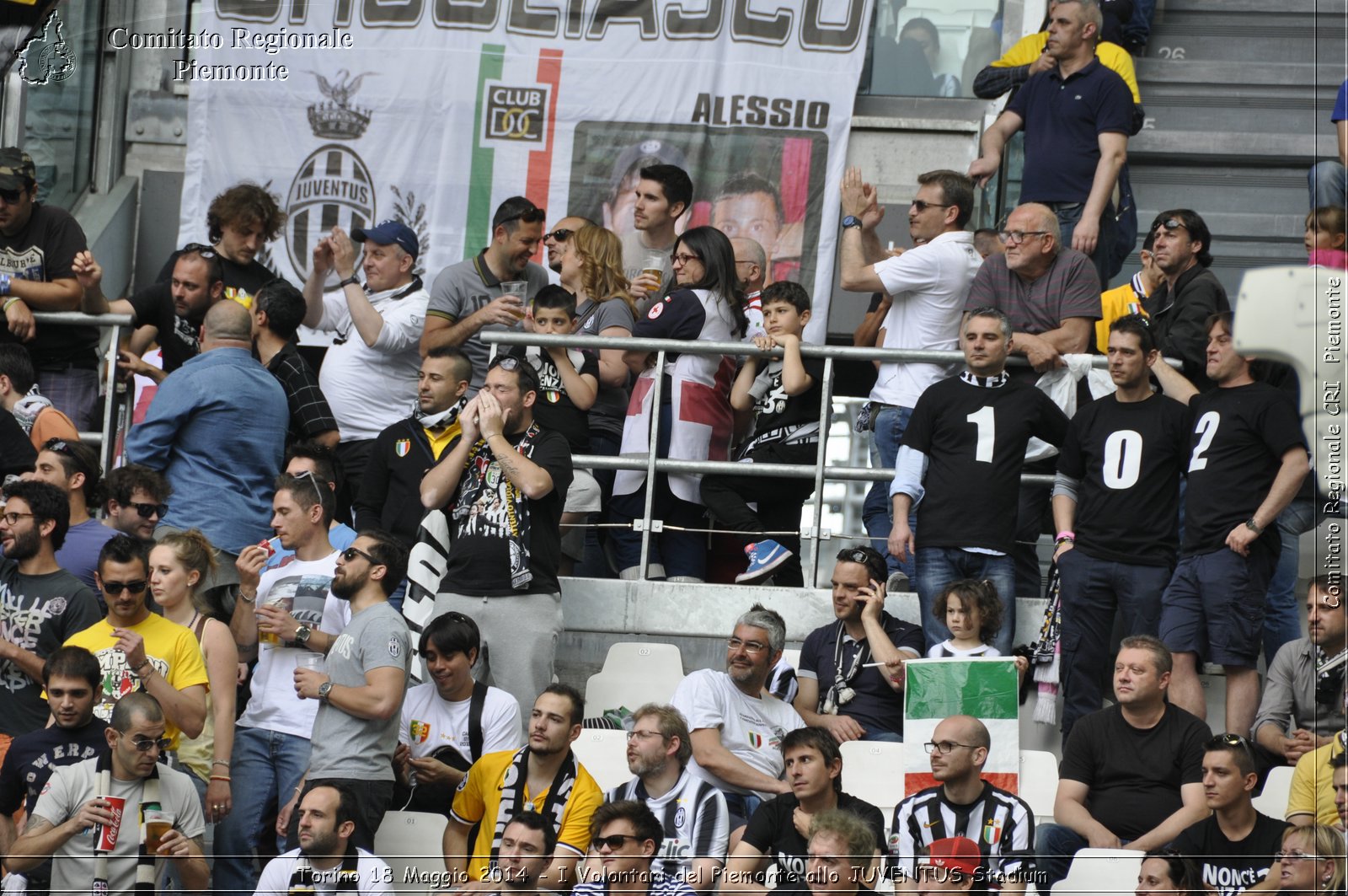 Torino 18 Maggio 2014 - I Volontari del Piemonte allo JUVENTUS Stadium - Comitato Regionale del Piemonte