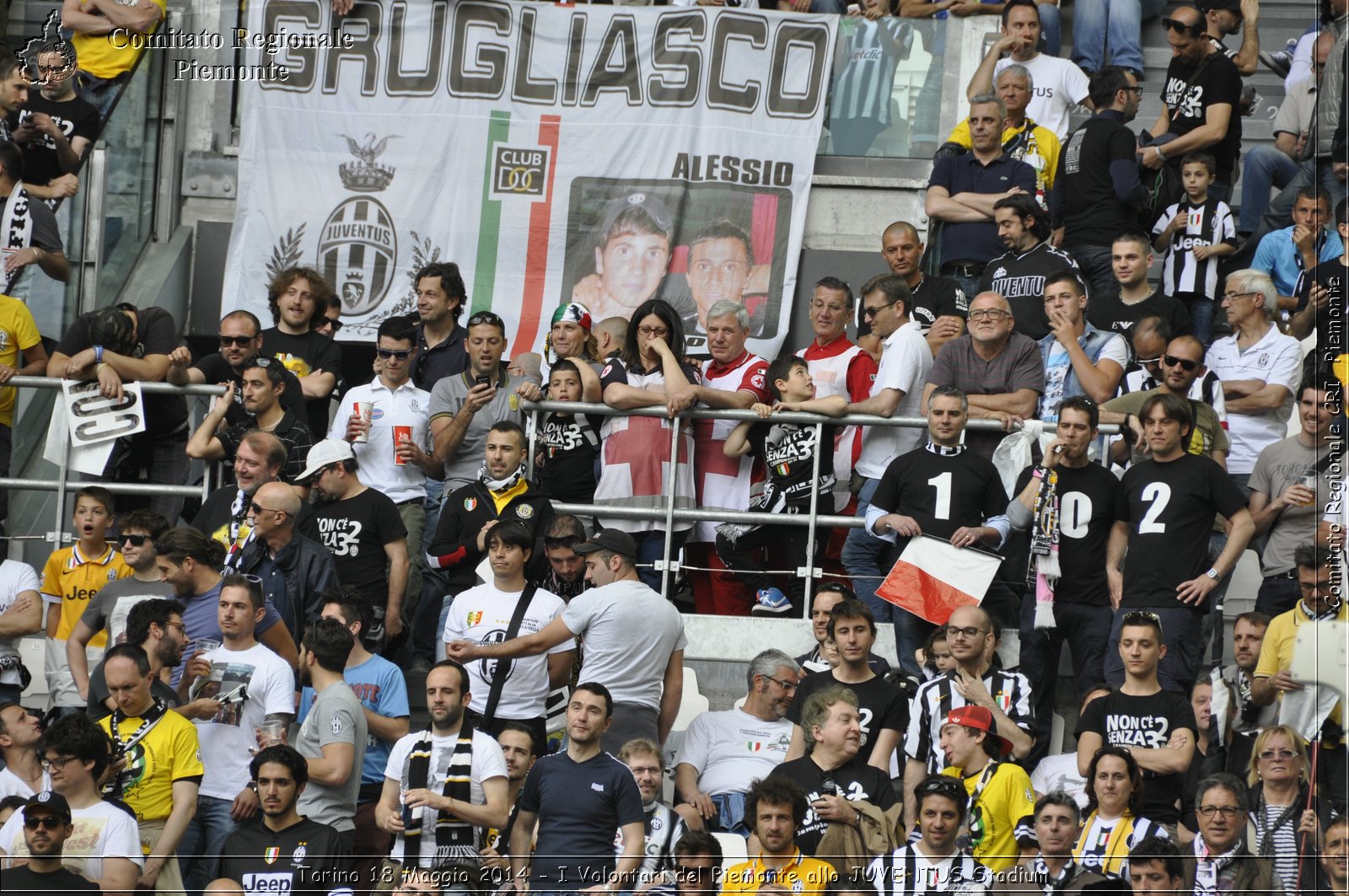 Torino 18 Maggio 2014 - I Volontari del Piemonte allo JUVENTUS Stadium - Comitato Regionale del Piemonte