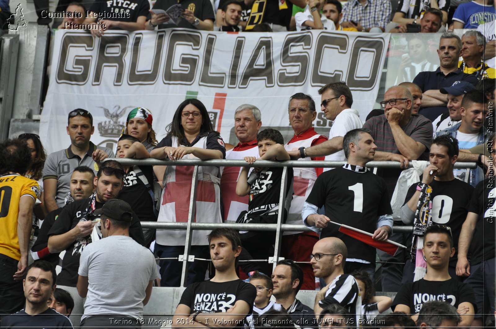 Torino 18 Maggio 2014 - I Volontari del Piemonte allo JUVENTUS Stadium - Comitato Regionale del Piemonte