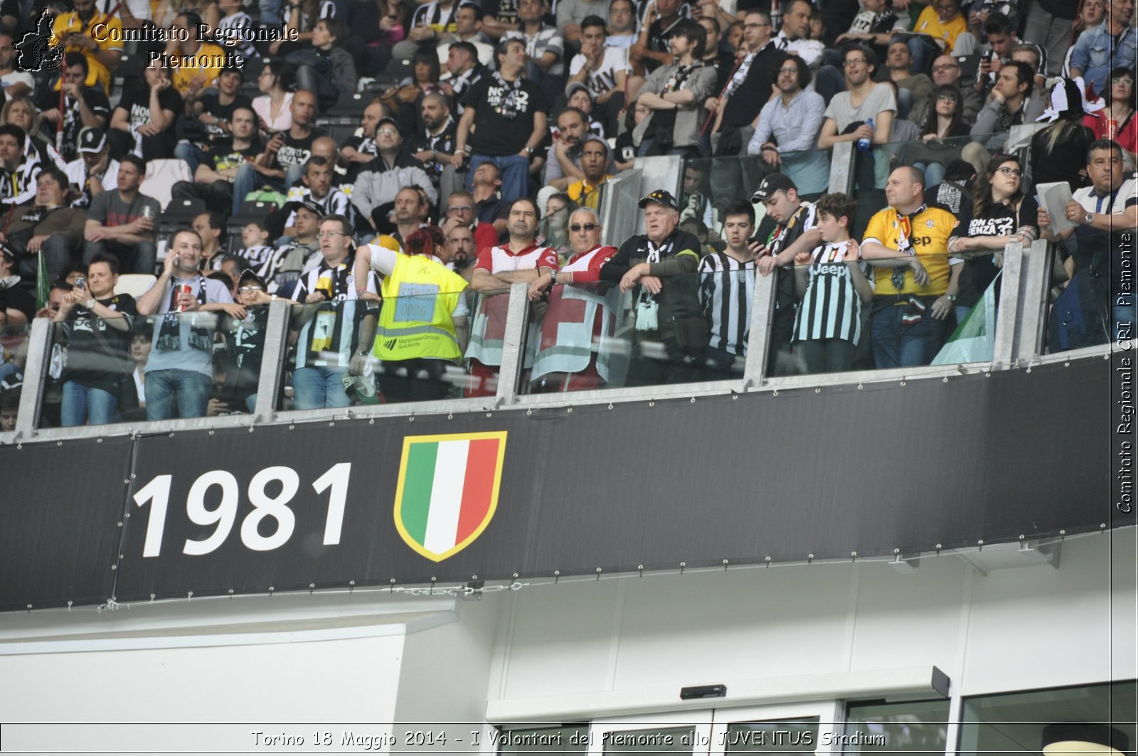 Torino 18 Maggio 2014 - I Volontari del Piemonte allo JUVENTUS Stadium - Comitato Regionale del Piemonte