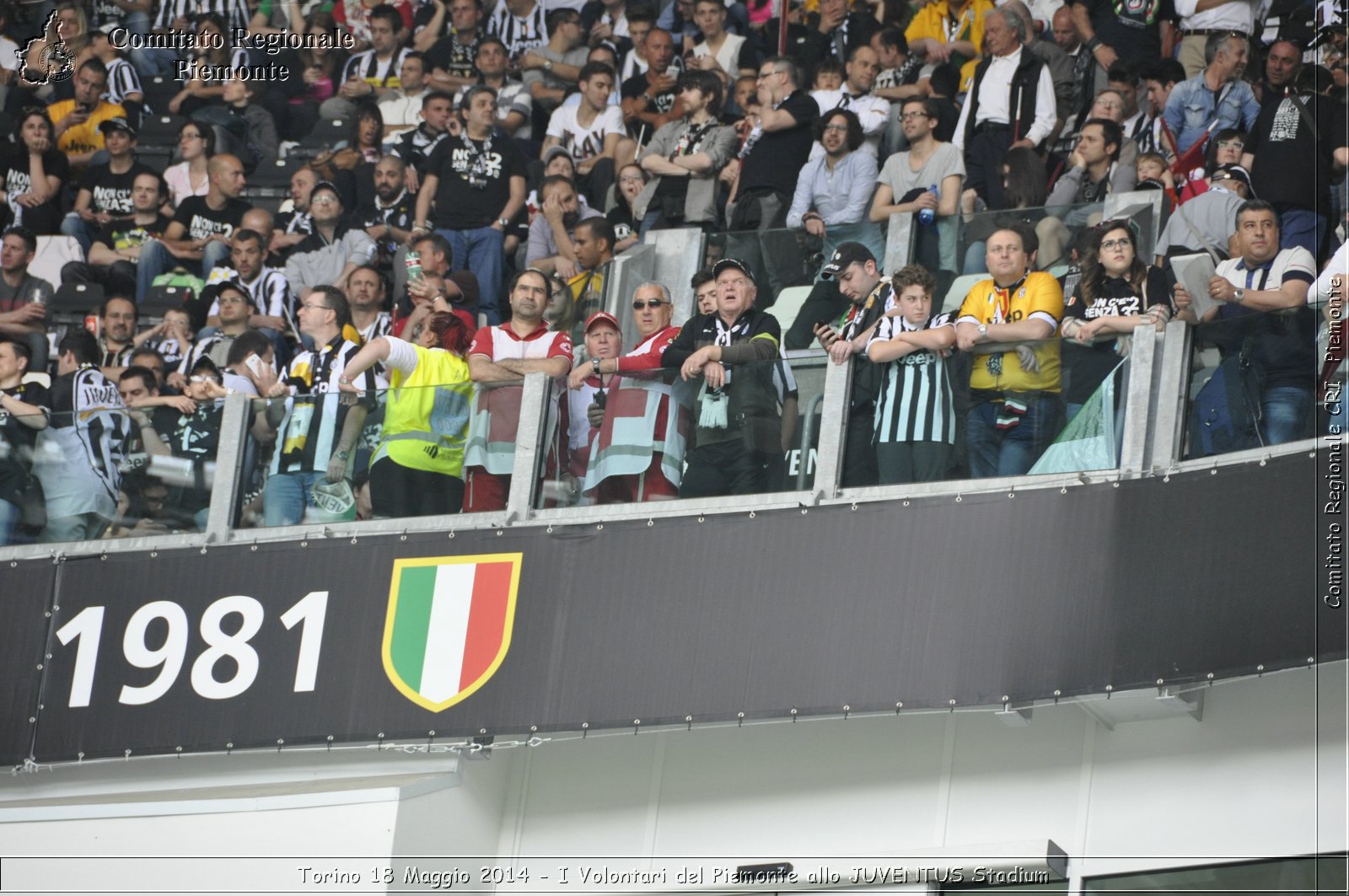 Torino 18 Maggio 2014 - I Volontari del Piemonte allo JUVENTUS Stadium - Comitato Regionale del Piemonte