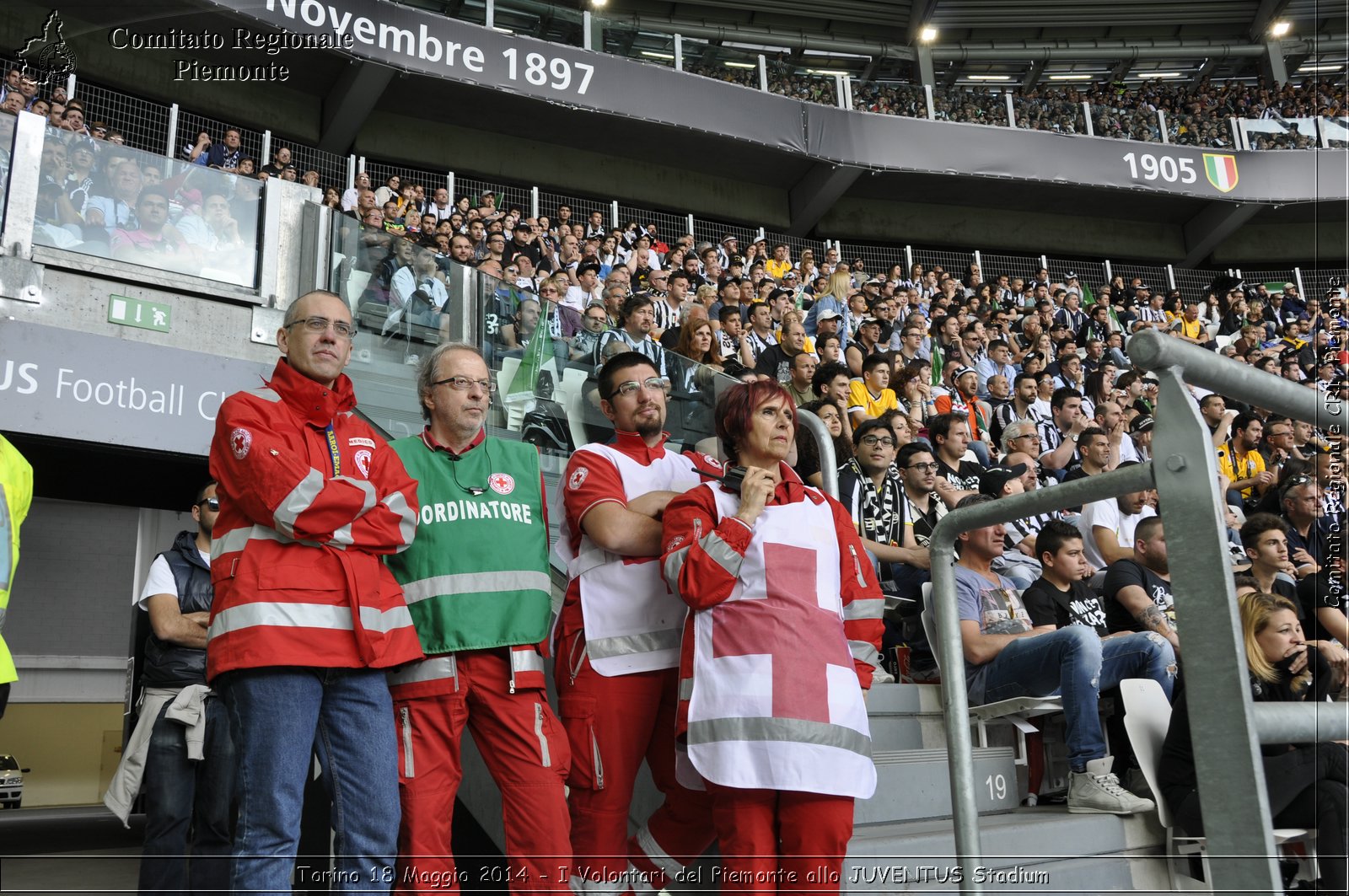 Torino 18 Maggio 2014 - I Volontari del Piemonte allo JUVENTUS Stadium - Comitato Regionale del Piemonte