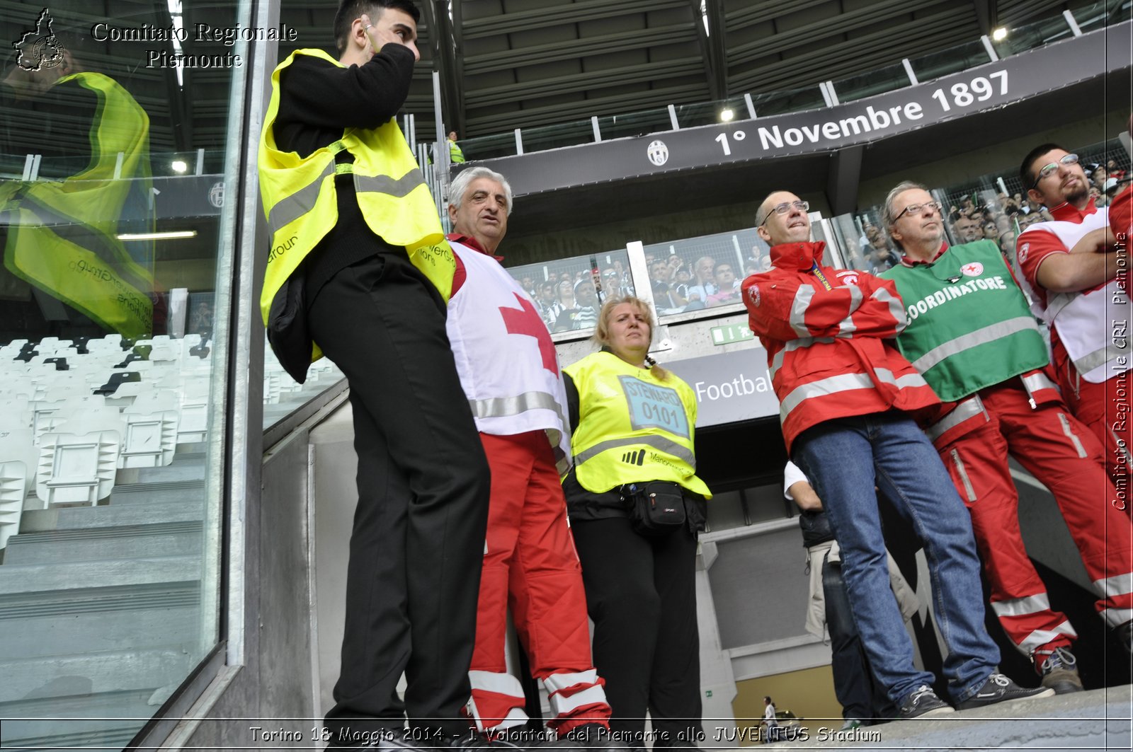 Torino 18 Maggio 2014 - I Volontari del Piemonte allo JUVENTUS Stadium - Comitato Regionale del Piemonte