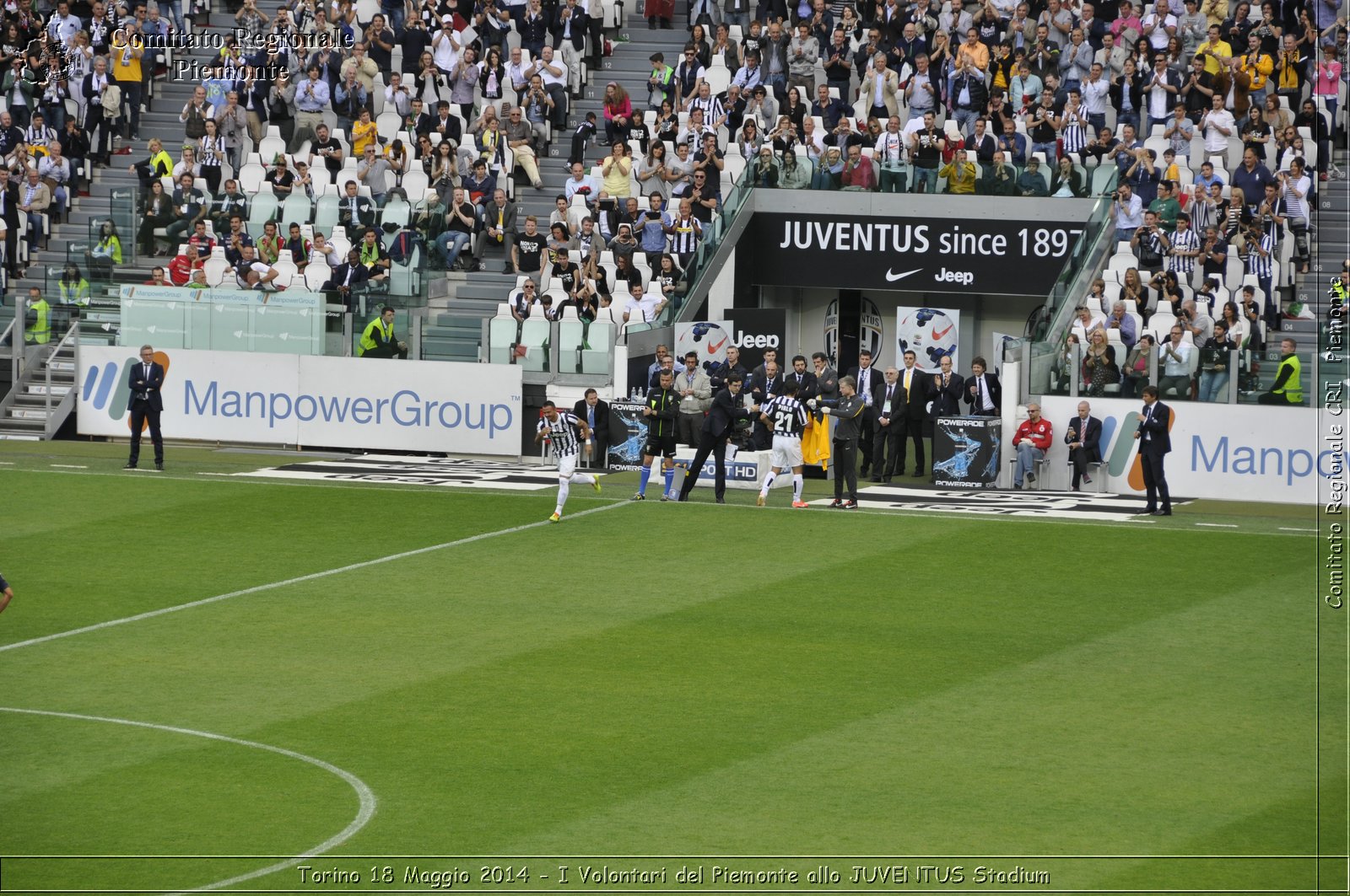 Torino 18 Maggio 2014 - I Volontari del Piemonte allo JUVENTUS Stadium - Comitato Regionale del Piemonte