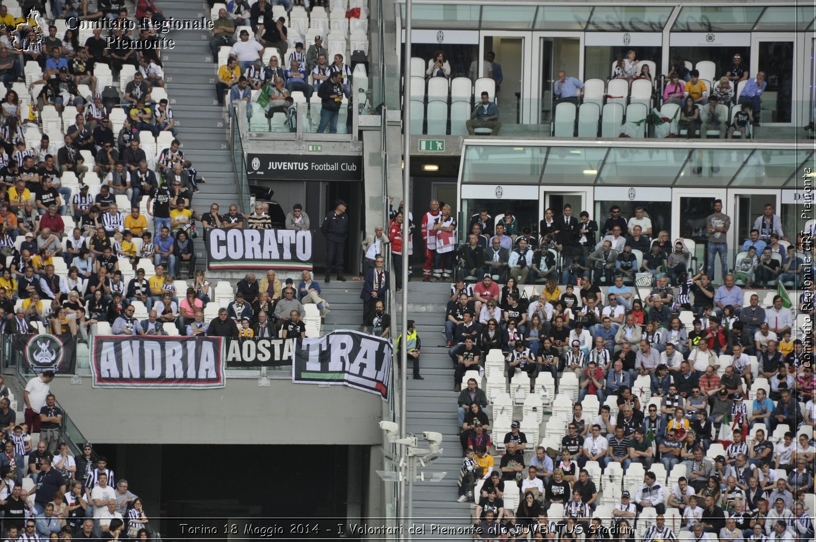 Torino 18 Maggio 2014 - I Volontari del Piemonte allo JUVENTUS Stadium - Comitato Regionale del Piemonte