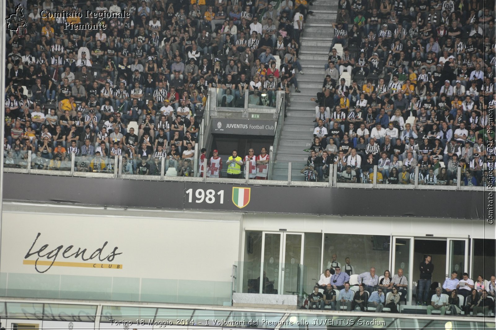 Torino 18 Maggio 2014 - I Volontari del Piemonte allo JUVENTUS Stadium - Comitato Regionale del Piemonte