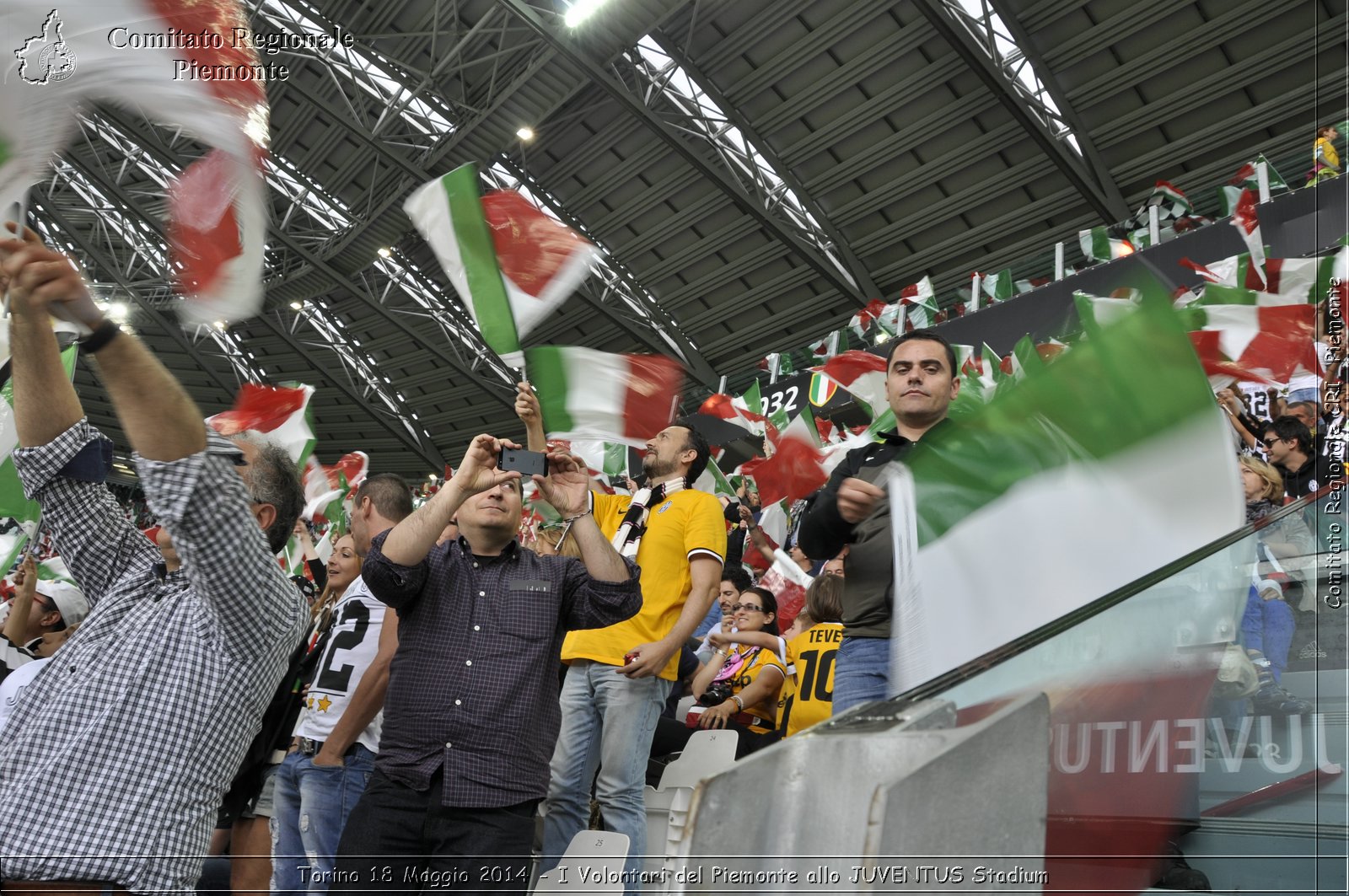 Torino 18 Maggio 2014 - I Volontari del Piemonte allo JUVENTUS Stadium - Comitato Regionale del Piemonte