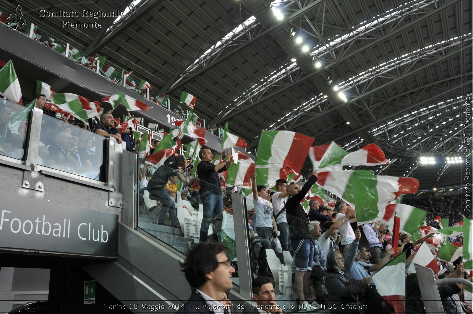 Torino 18 Maggio 2014 - I Volontari del Piemonte allo JUVENTUS Stadium - Comitato Regionale del Piemonte