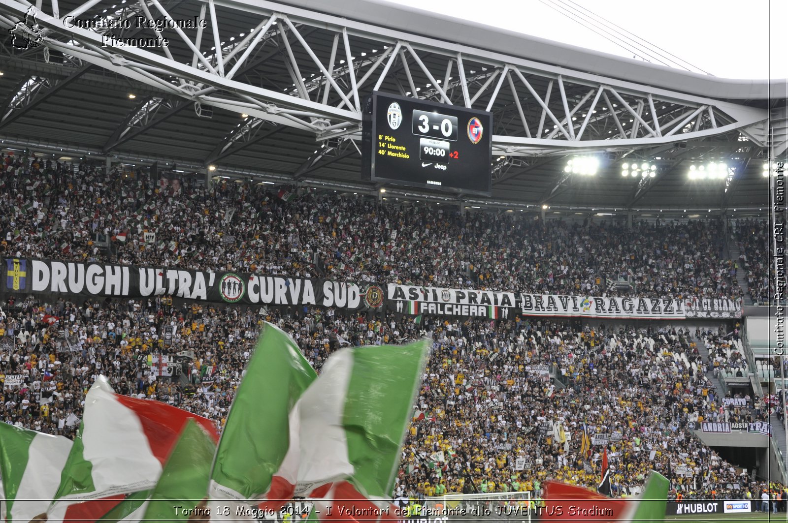 Torino 18 Maggio 2014 - I Volontari del Piemonte allo JUVENTUS Stadium - Comitato Regionale del Piemonte