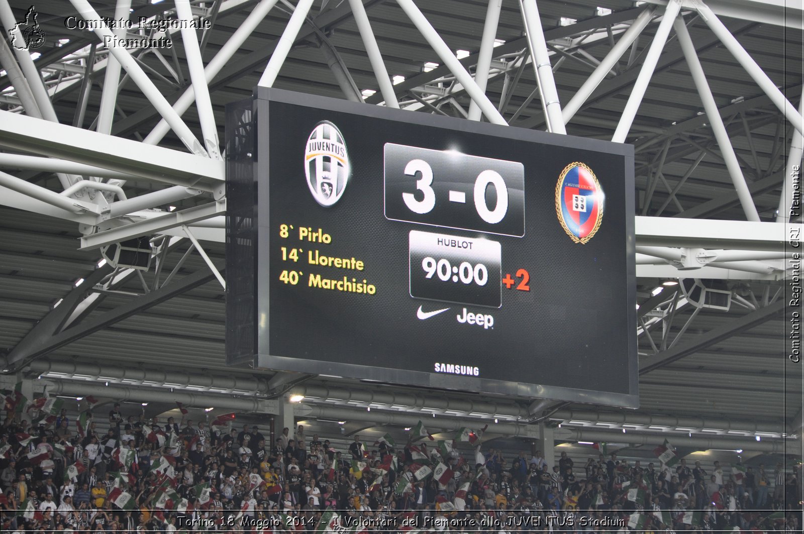 Torino 18 Maggio 2014 - I Volontari del Piemonte allo JUVENTUS Stadium - Comitato Regionale del Piemonte