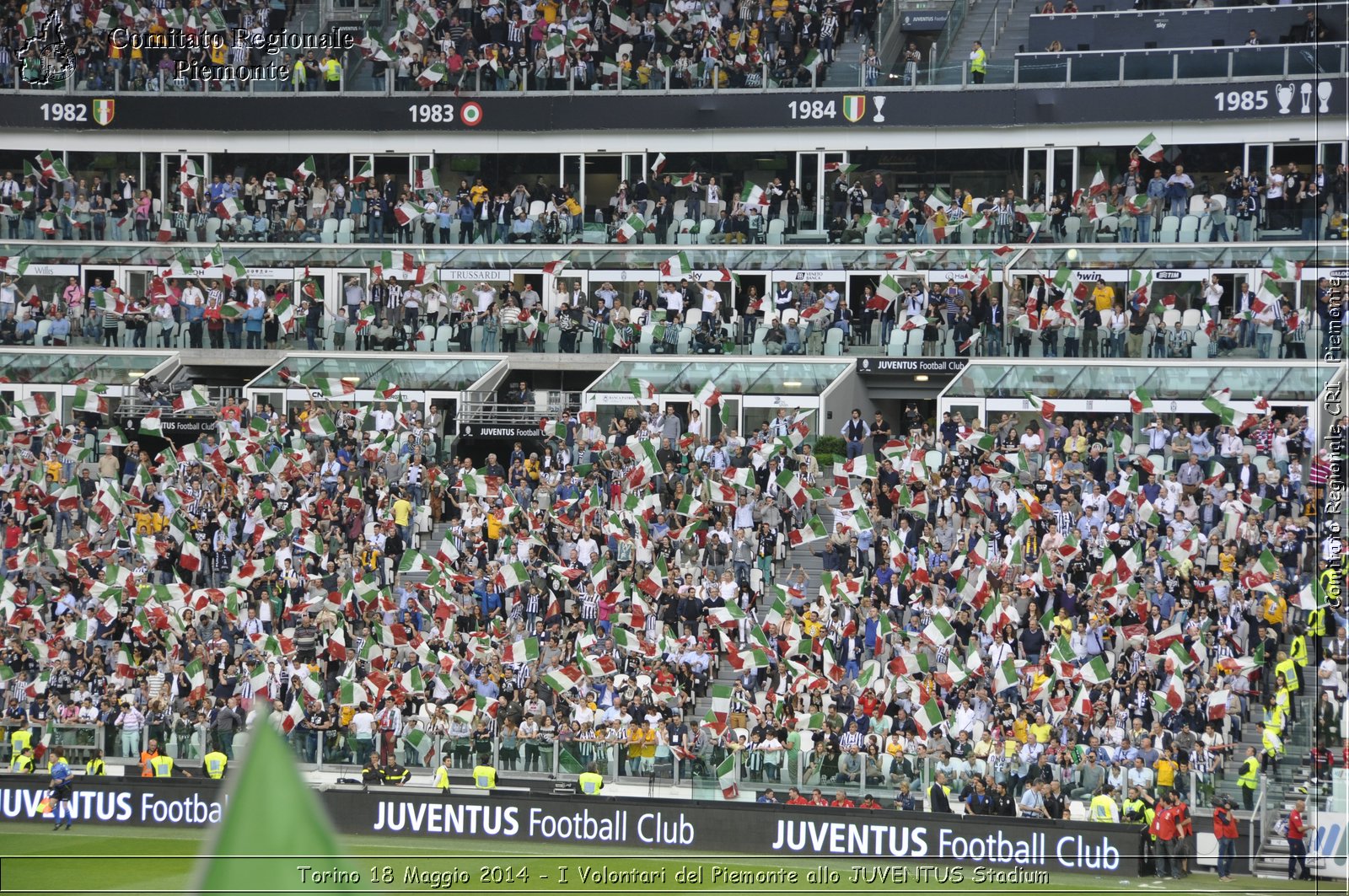 Torino 18 Maggio 2014 - I Volontari del Piemonte allo JUVENTUS Stadium - Comitato Regionale del Piemonte