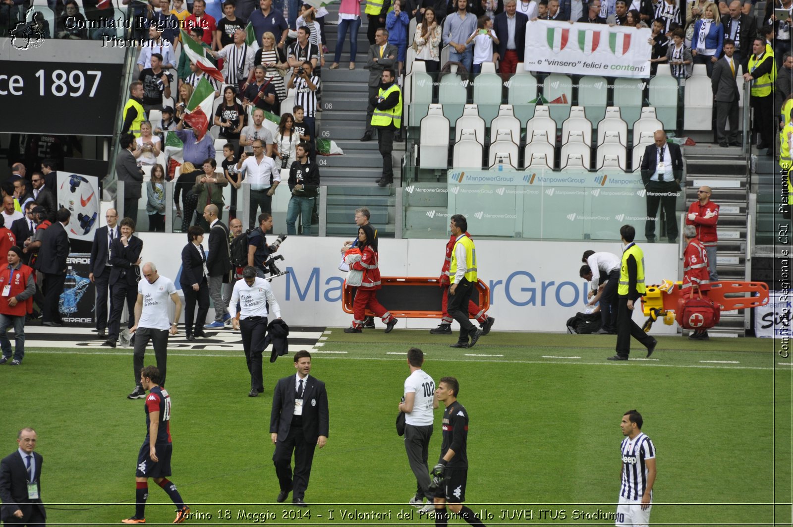 Torino 18 Maggio 2014 - I Volontari del Piemonte allo JUVENTUS Stadium - Comitato Regionale del Piemonte