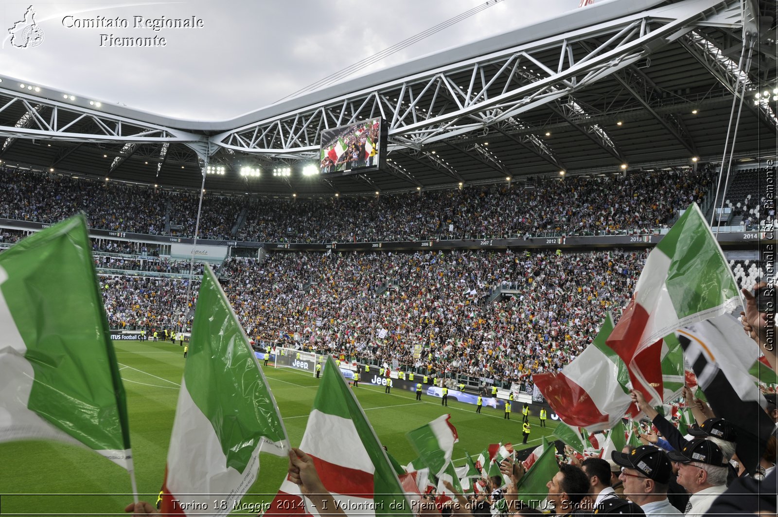 Torino 18 Maggio 2014 - I Volontari del Piemonte allo JUVENTUS Stadium - Comitato Regionale del Piemonte