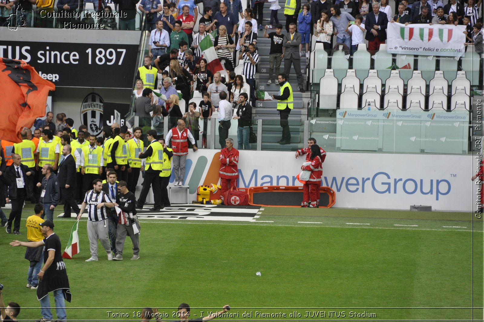 Torino 18 Maggio 2014 - I Volontari del Piemonte allo JUVENTUS Stadium - Comitato Regionale del Piemonte