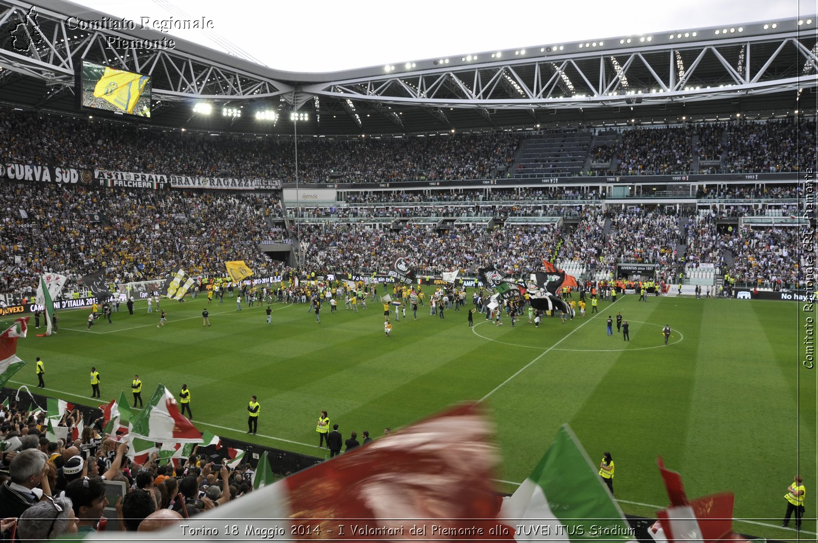 Torino 18 Maggio 2014 - I Volontari del Piemonte allo JUVENTUS Stadium - Comitato Regionale del Piemonte