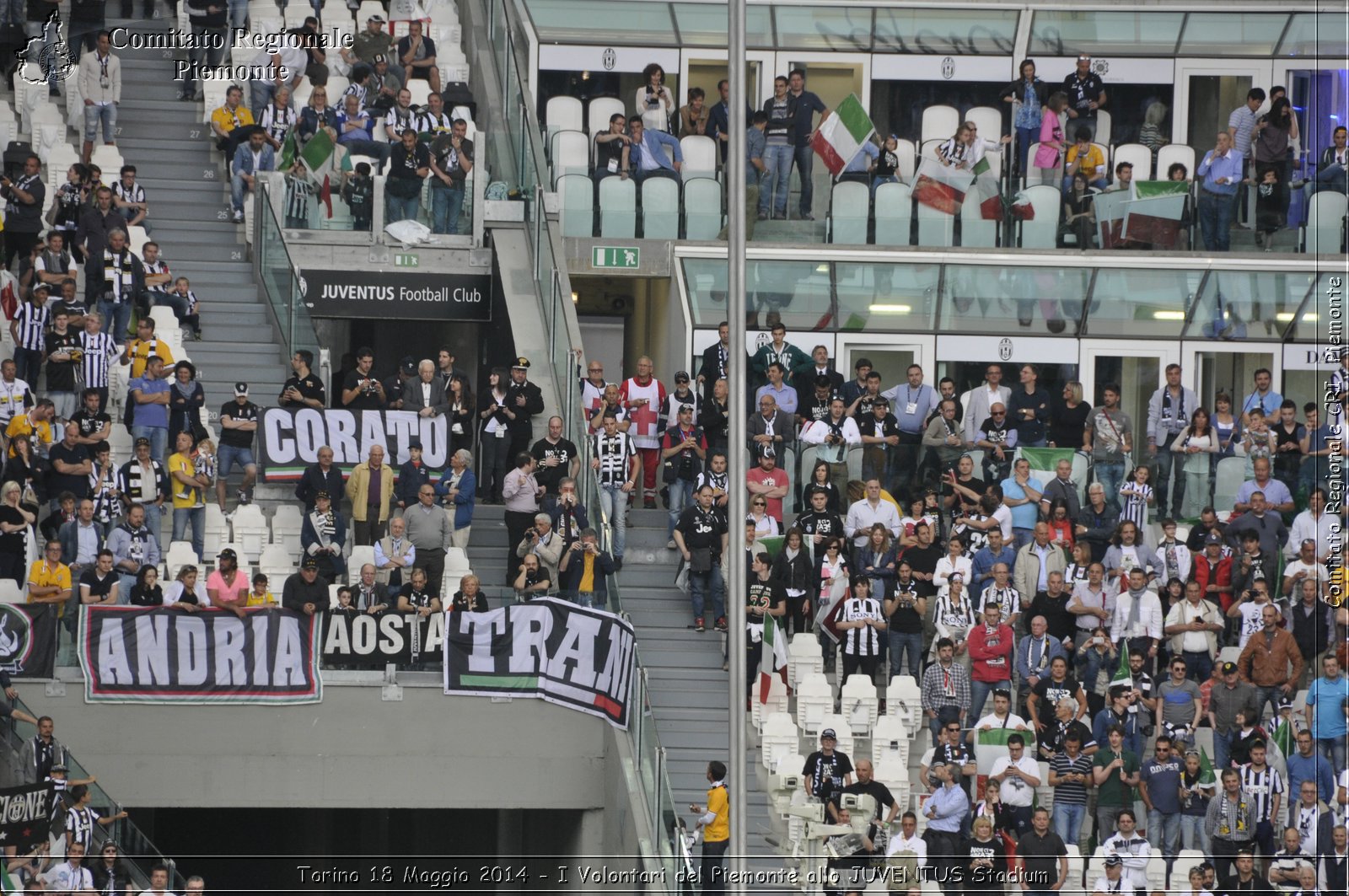 Torino 18 Maggio 2014 - I Volontari del Piemonte allo JUVENTUS Stadium - Comitato Regionale del Piemonte