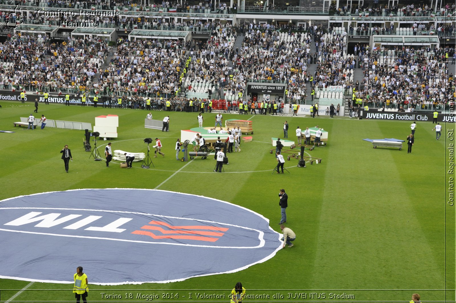 Torino 18 Maggio 2014 - I Volontari del Piemonte allo JUVENTUS Stadium - Comitato Regionale del Piemonte