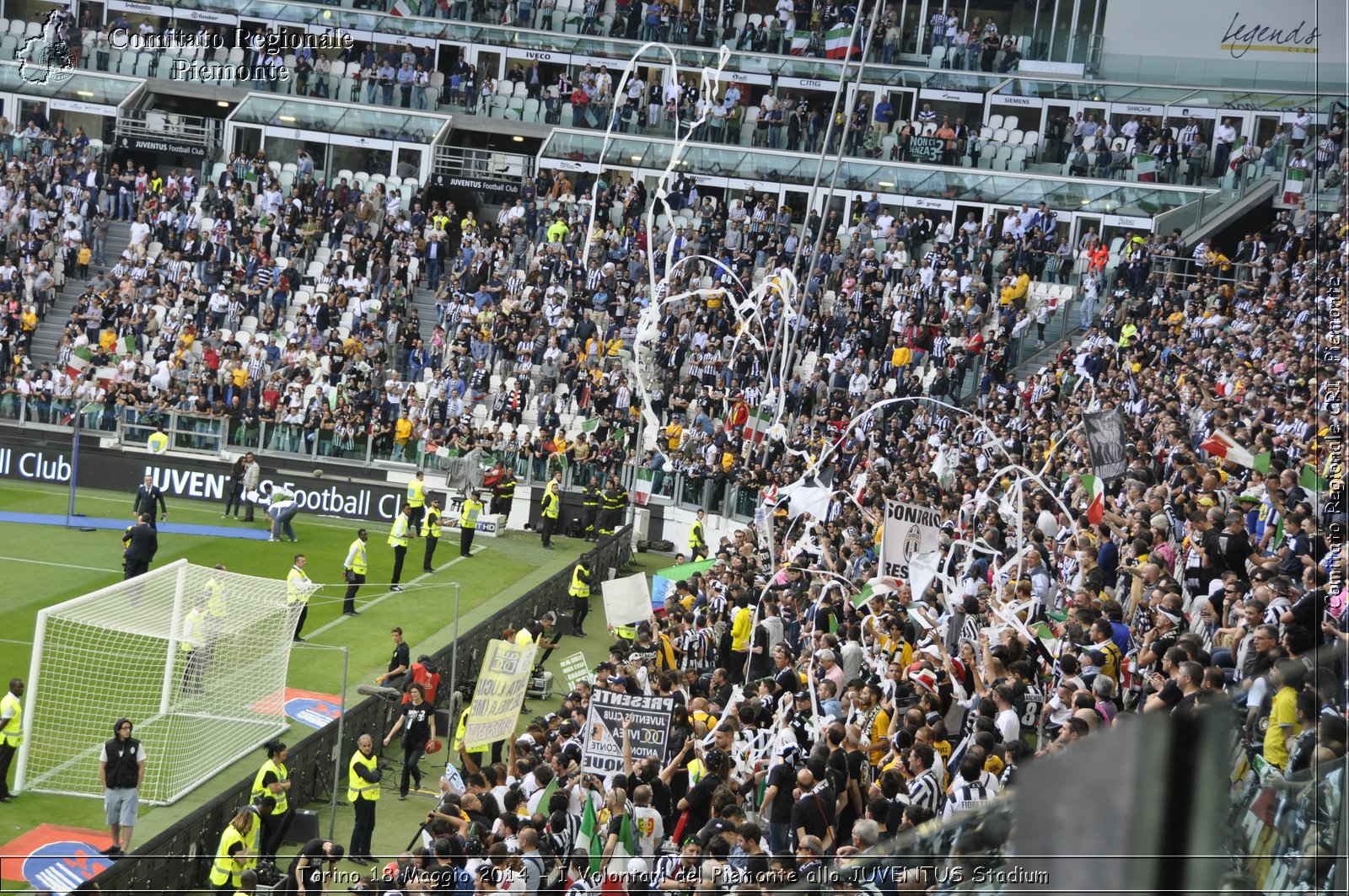 Torino 18 Maggio 2014 - I Volontari del Piemonte allo JUVENTUS Stadium - Comitato Regionale del Piemonte